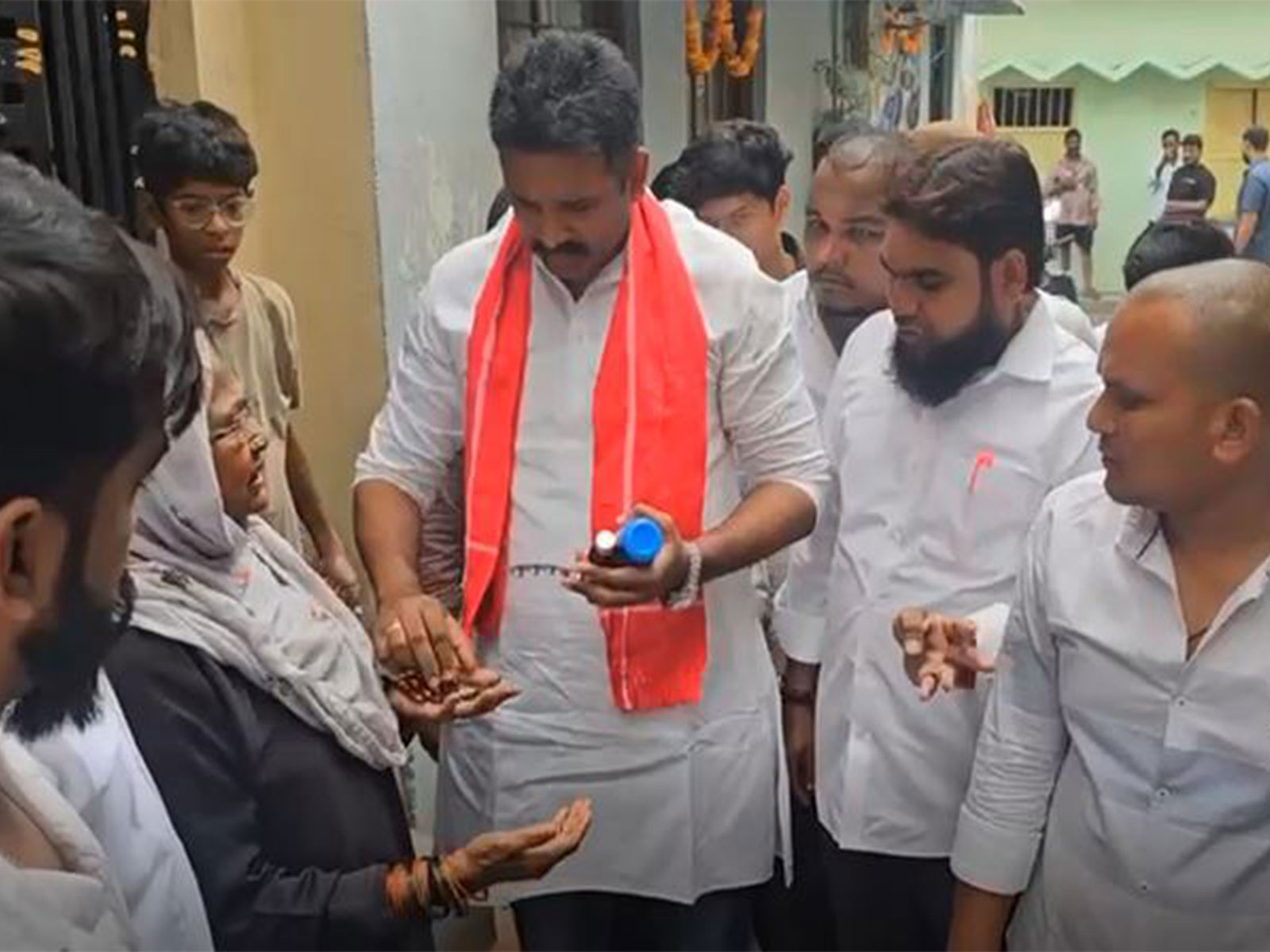 BRS Official Spokesperson Manne Krishank in Telangana’s Rasoolpura Basti (Photo/BRS) BRS Official Spokesperson Manne Krishank in Telangana’s Rasoolpura Basti (Photo/BRS)