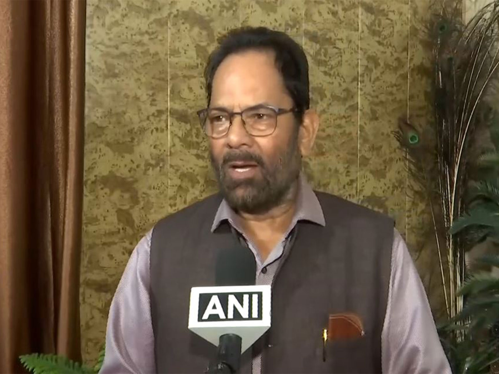 BJP leader Mukhtar Abbas Naqvi (Photo/ANI)
