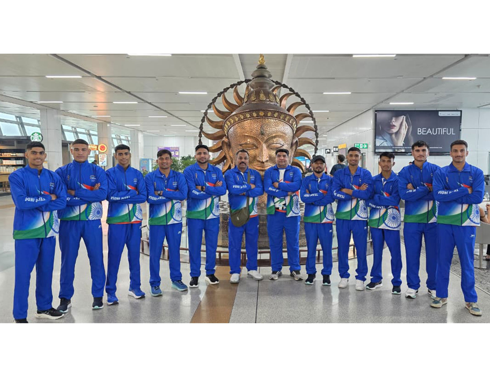 Team India departing for Bahrain. (Photo: BFI)