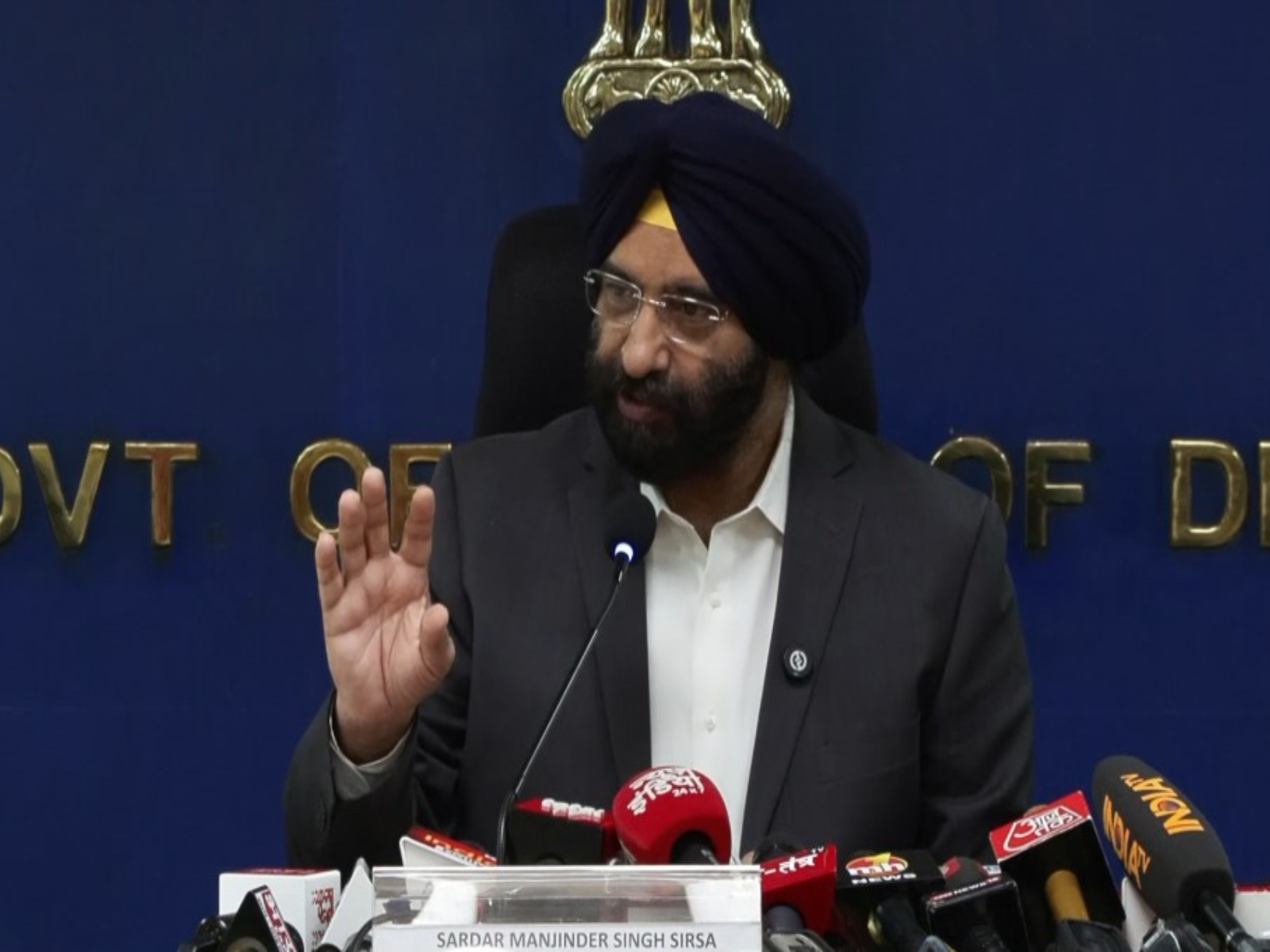 Delhi Environment Minister Manjinder Singh Sirsa (Photo/ANI)