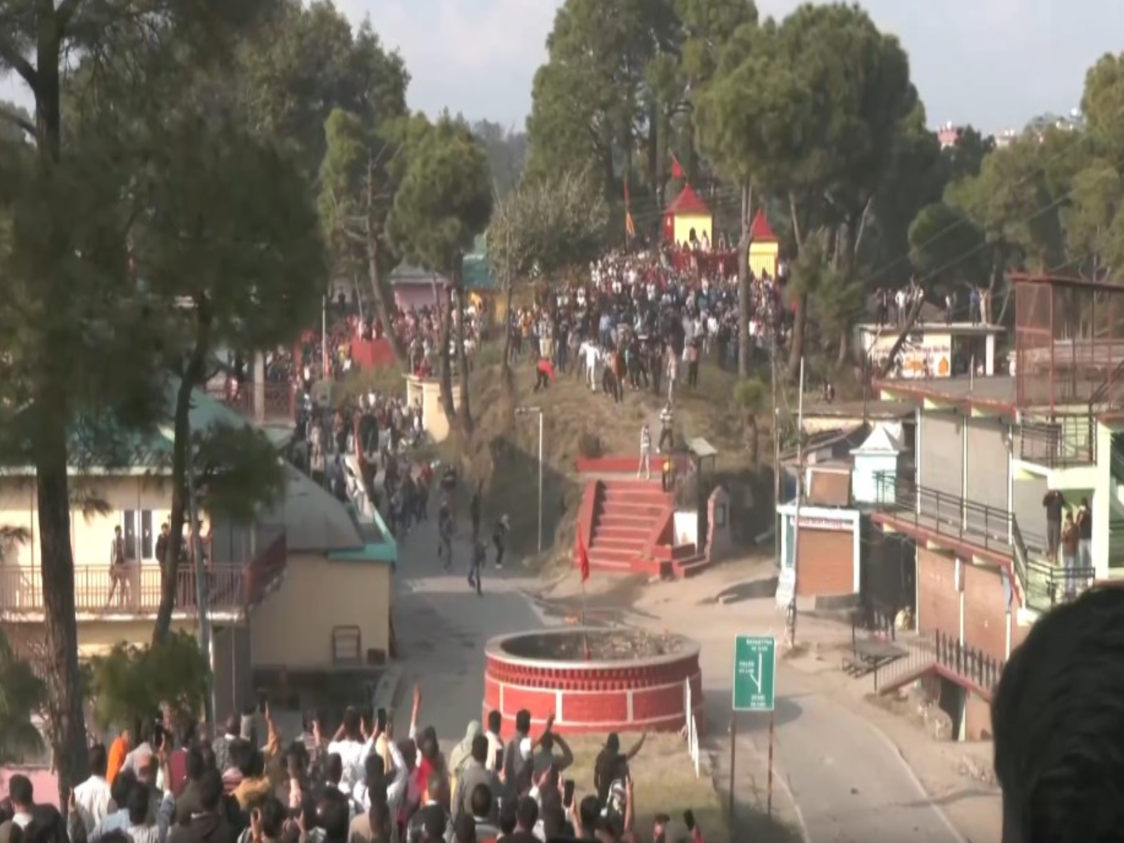 Villagers celebrating stone-pelting fair (Photo/ANI)