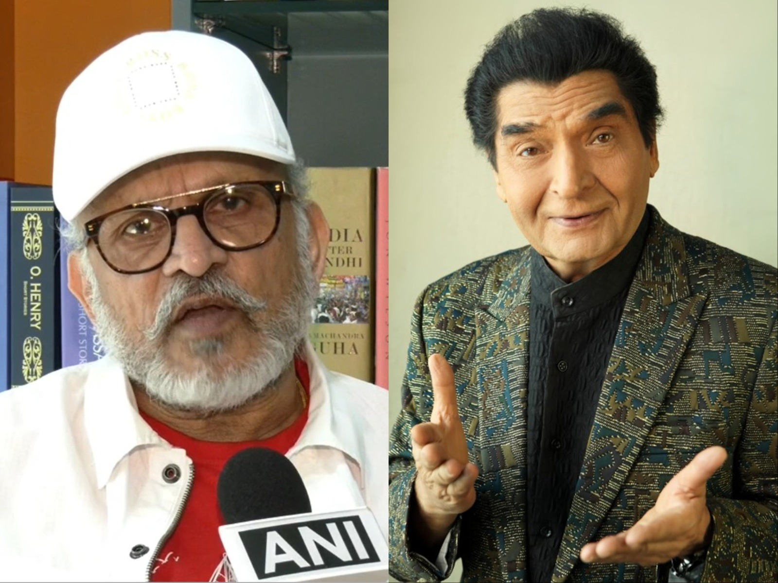 Annu Kapoor (L) and late actor comedian Asrani (R) (Photo: ANI and instagram/@asraniofficial)