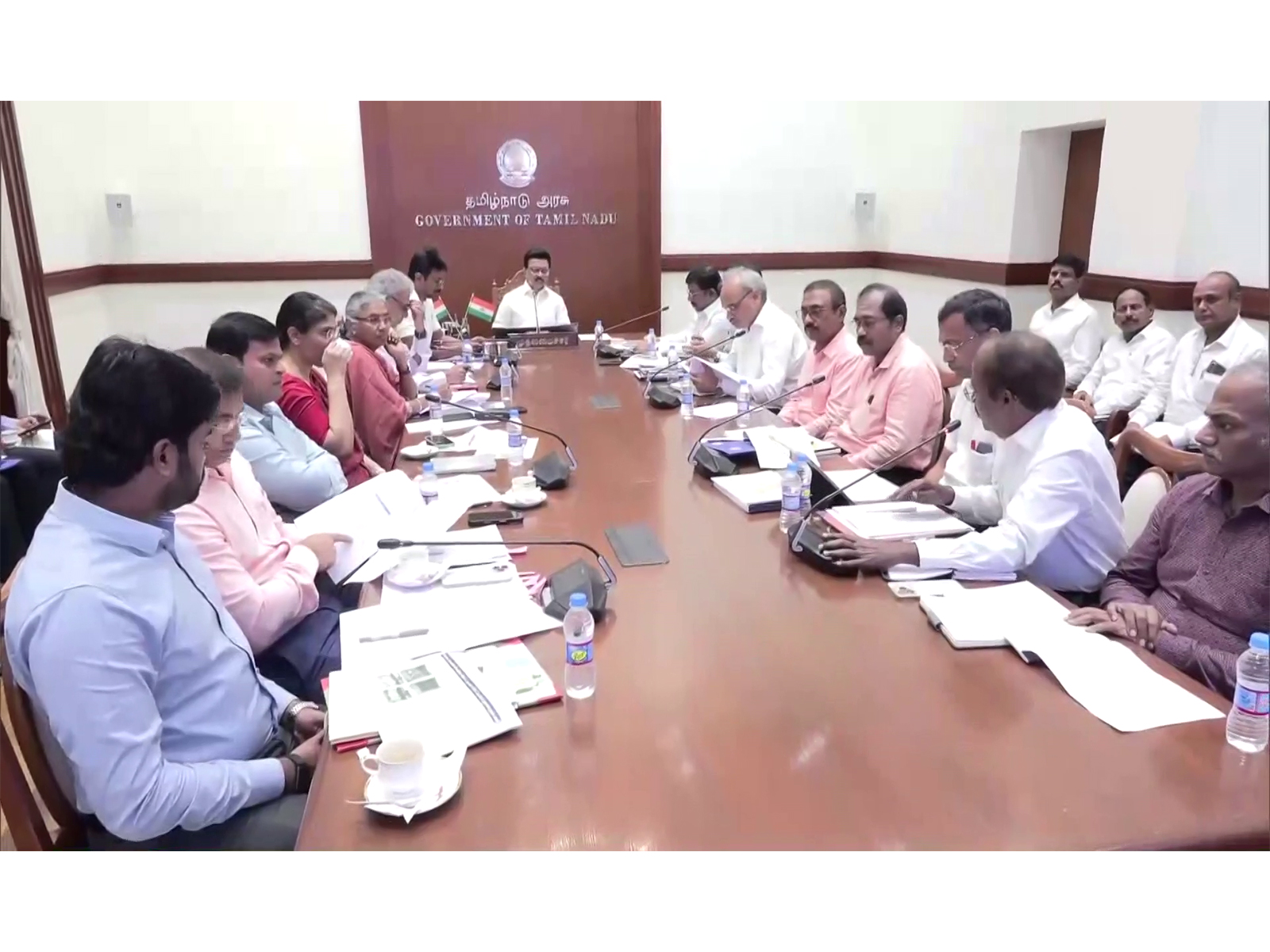 Tamil Nadu Chief Minister MK Stalin reviews measures to tackle heavy rains (Photo/TNDIPR)