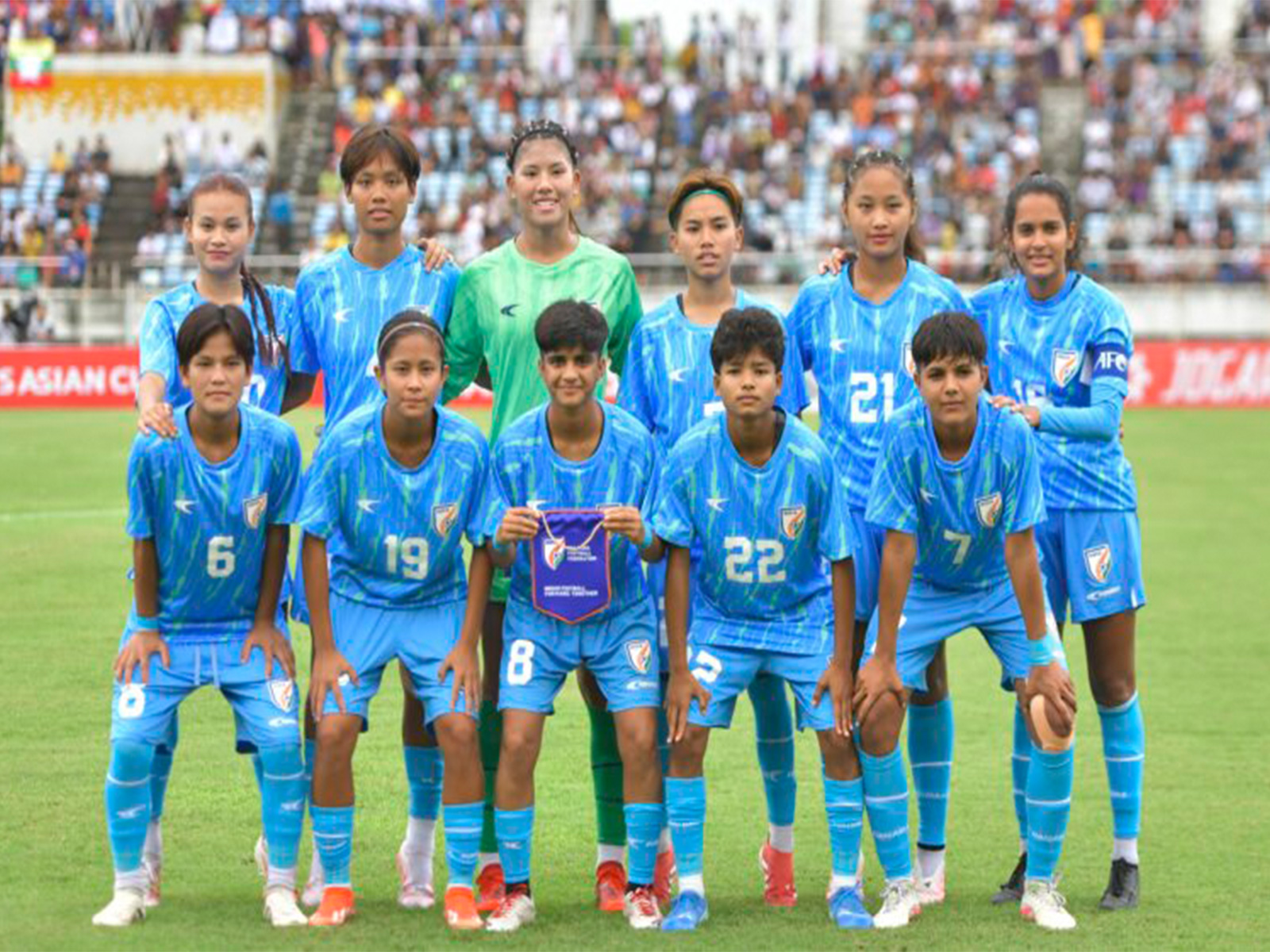 Indian U20 women's team. (Photo/AIFF) Indian U20 women's team. (Photo/AIFF)
