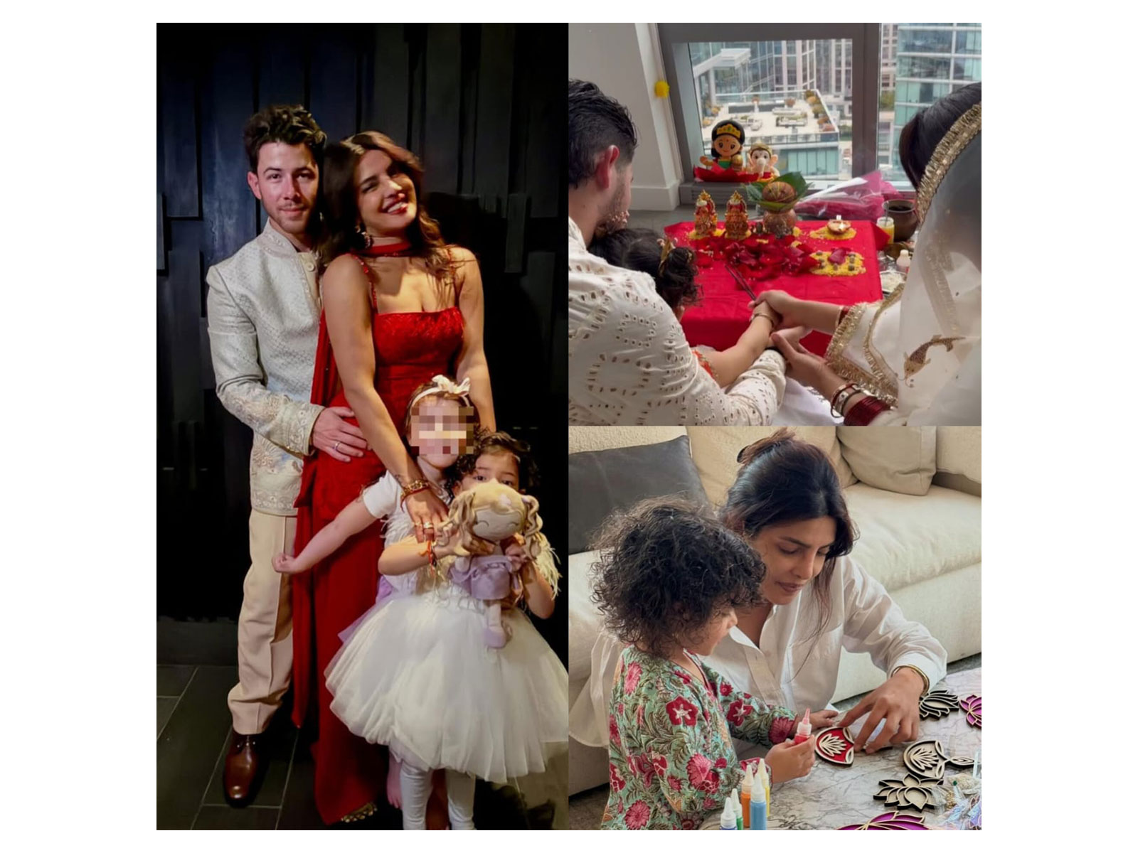 Priyanka, Nick, celebrates Diwali with daughter (Photo/instagram/@priyankachopra) Priyanka, Nick, celebrates Diwali with daughter (Photo/instagram/@priyankachopra)