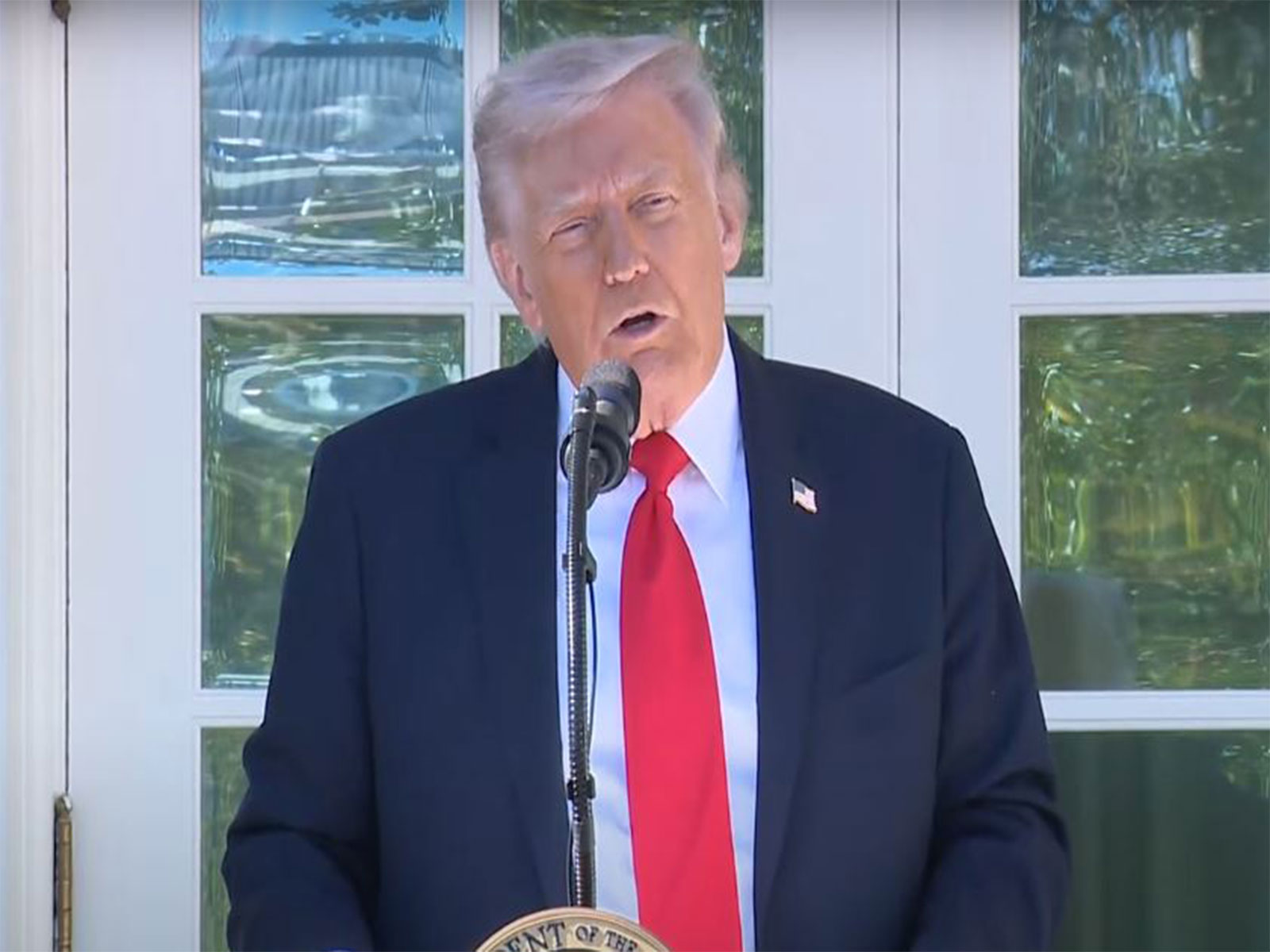 US President Donald Trump (Photo/WhiteHouseYoutube) 