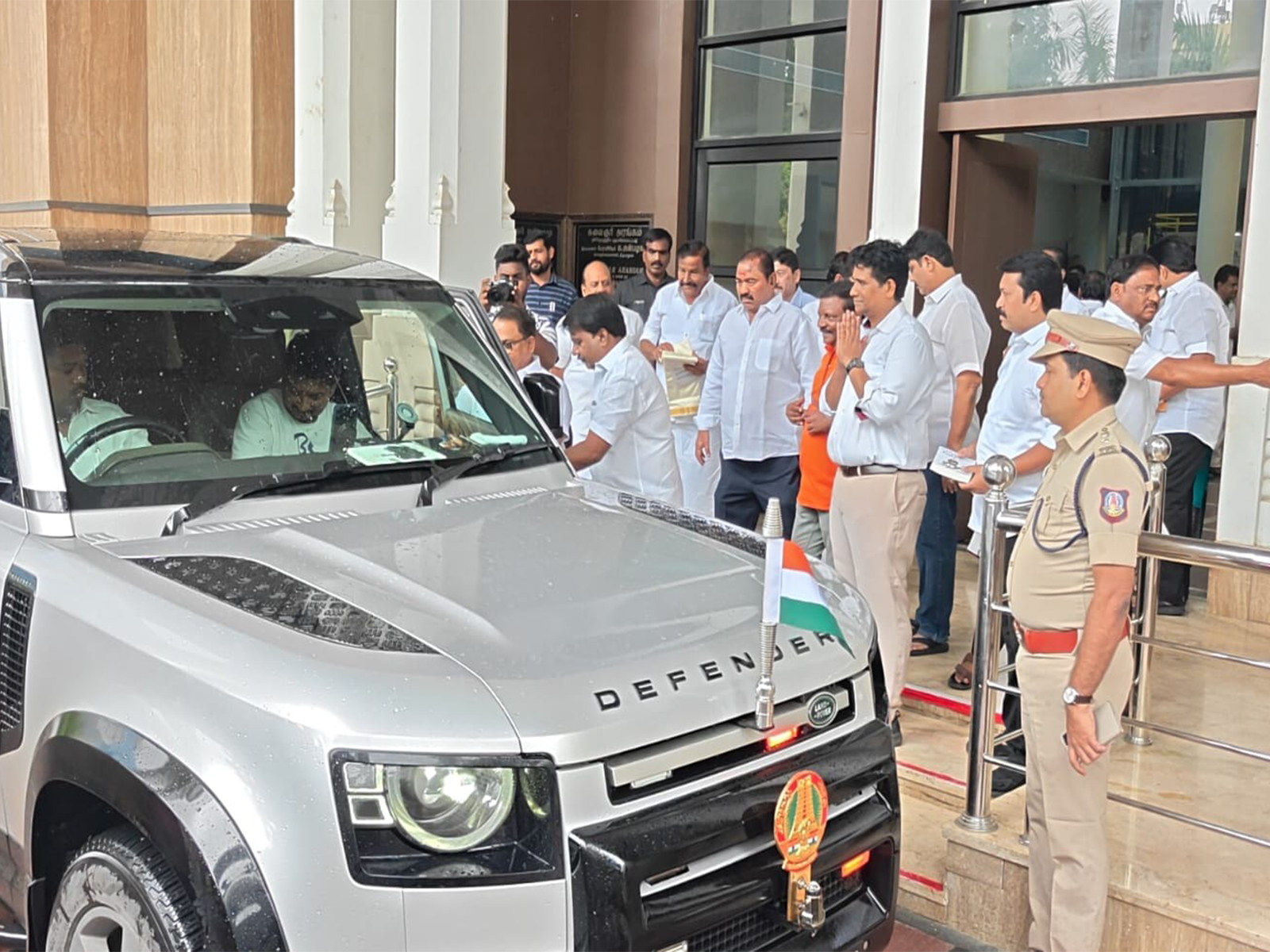 Udhayanidhi Stalin chairs review meeting at DMK HQ on rain preparedness (Photo/ANI)