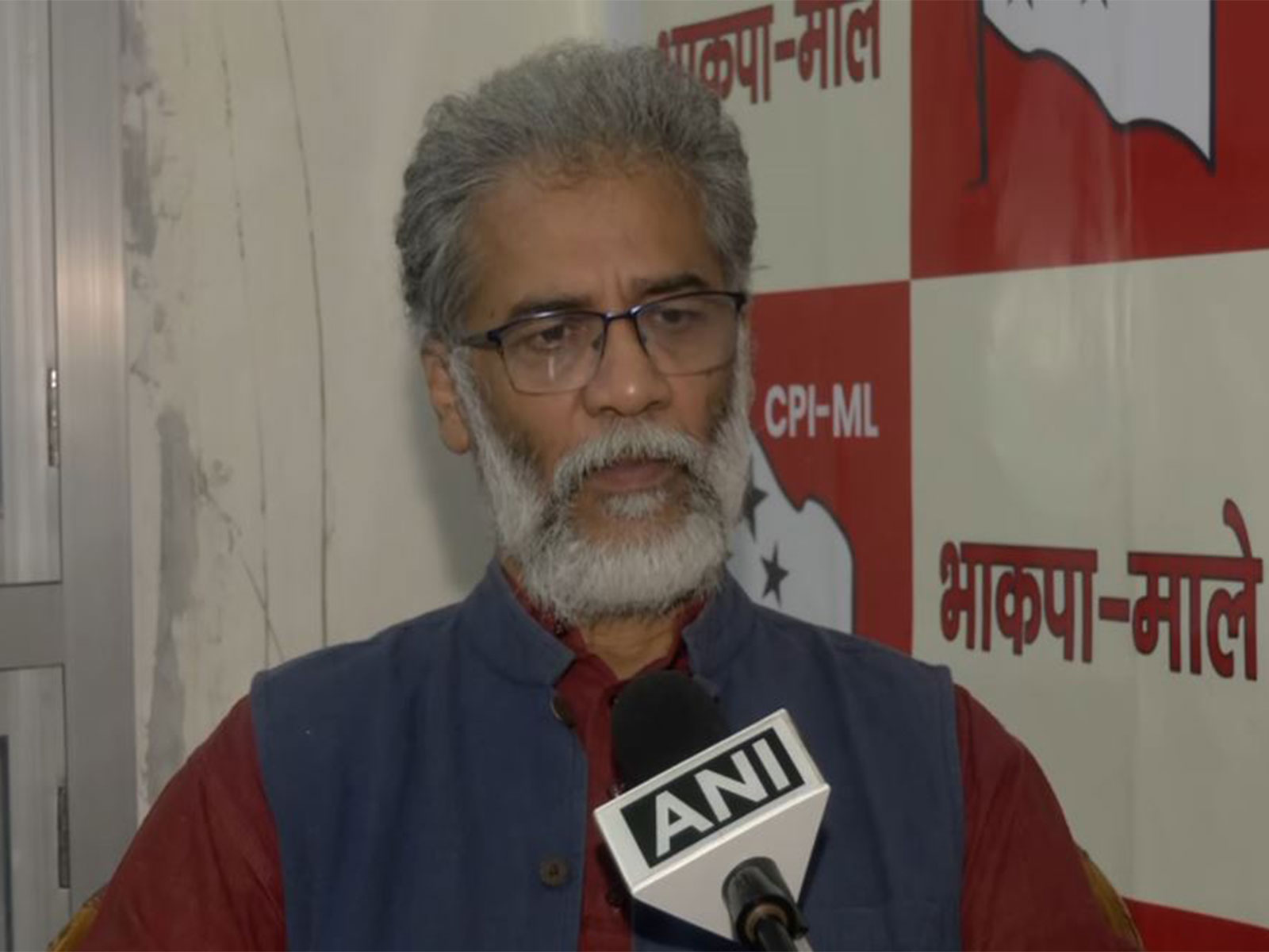CPI(ML) leader Dipankar Bhattacharya (Photo/ANI)