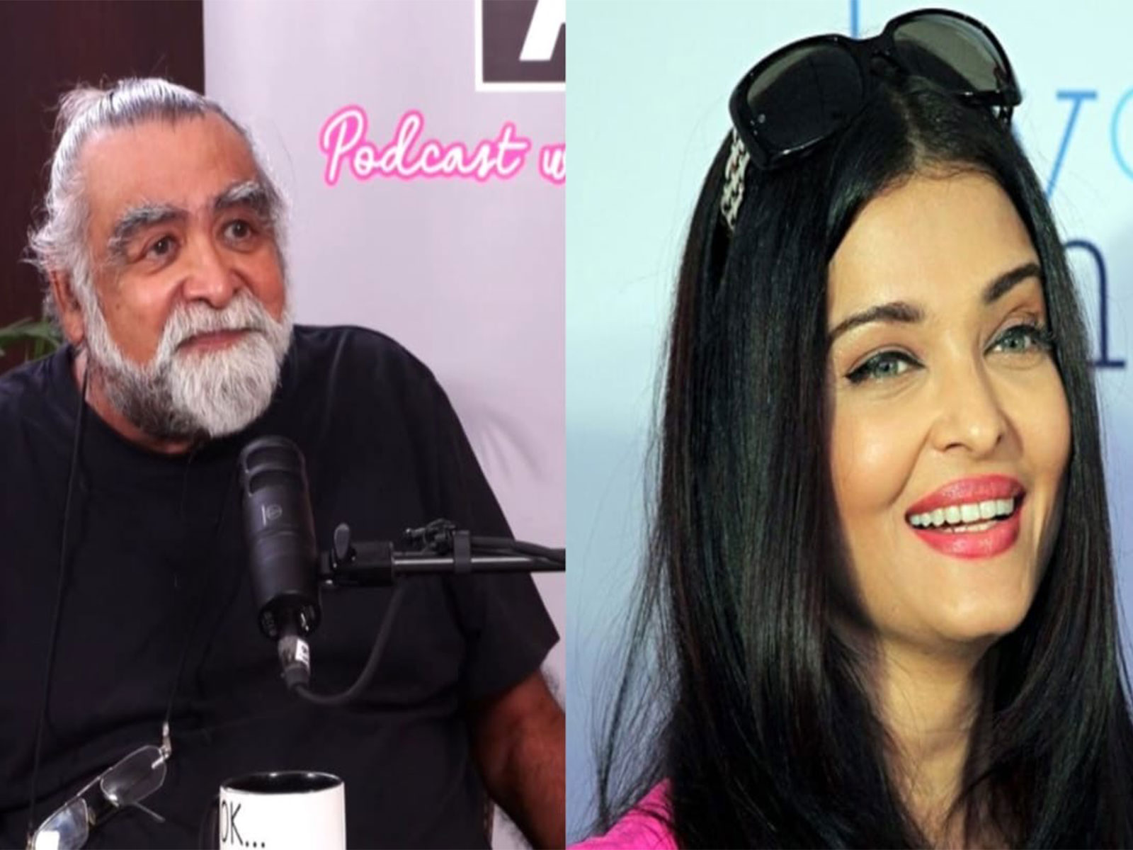 Ad legend Prahlad Kakkar and actor Aishwarya Rai Bachchan (Image source:ANI)