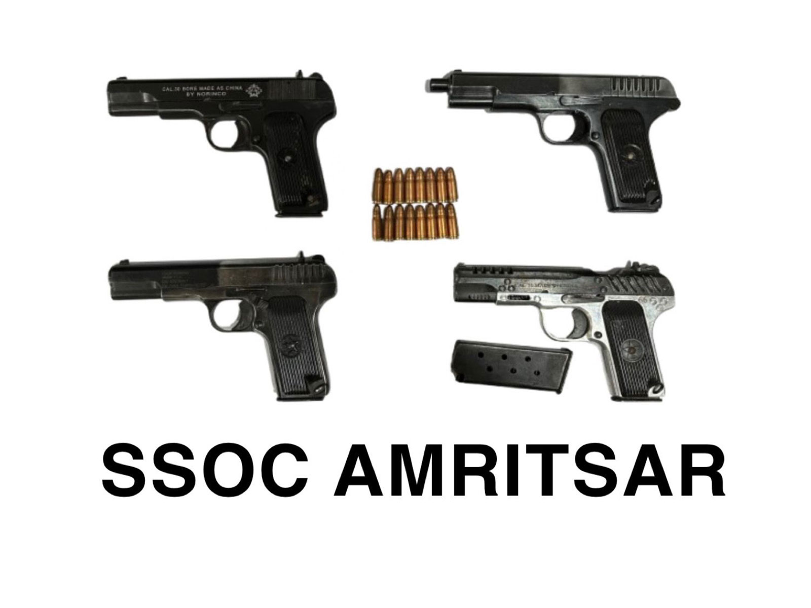 Punjab Police foils cross border smuggling network, recovers pistol in Amritsar (Photo/ @DGPPunjabPoliceX)