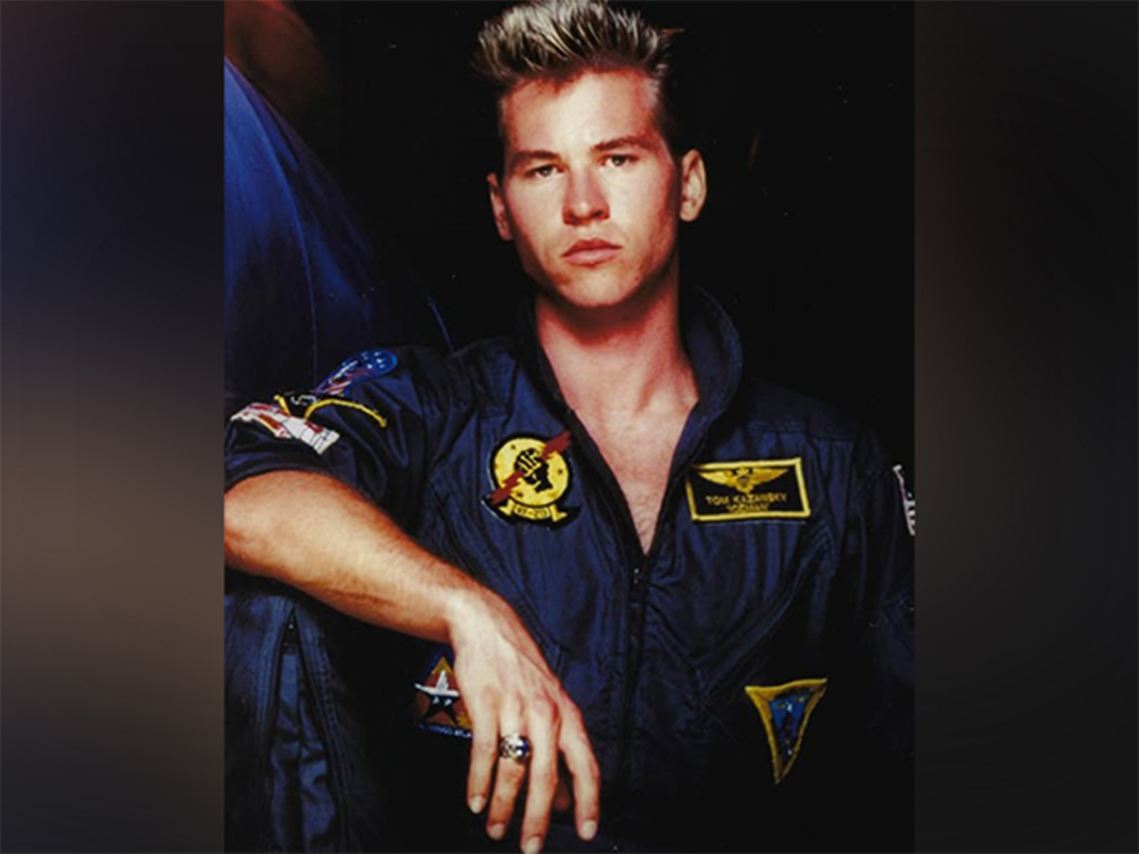 Val Kilmer in Top Gun (Image Source: Instagram/@valkilmerofficial)