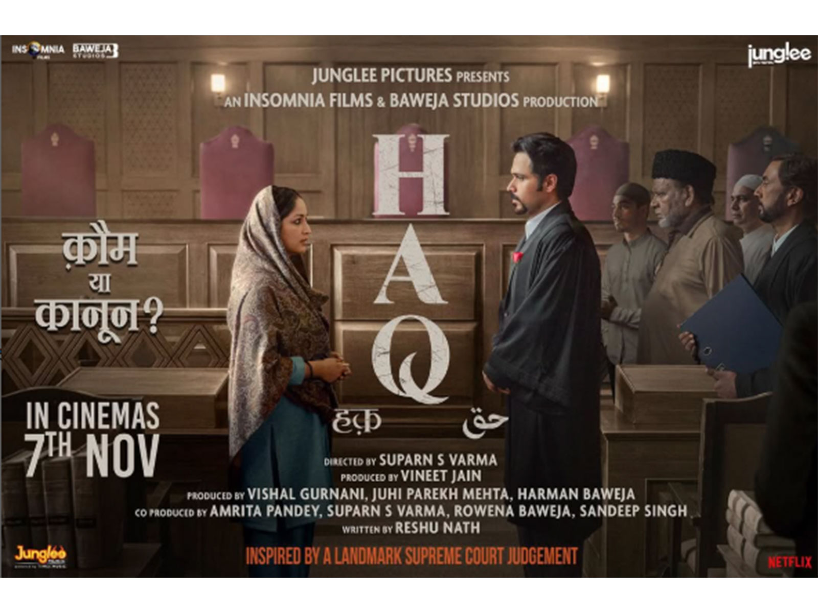 Poster of Haq (Image source: Yami's Instagram)