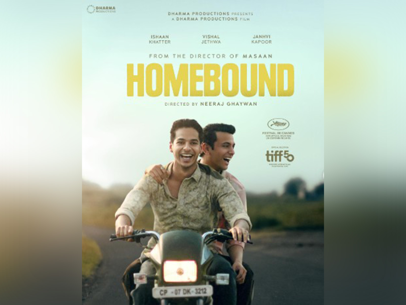 Homebound poster (Photo: Instagram/@dharmamovies)