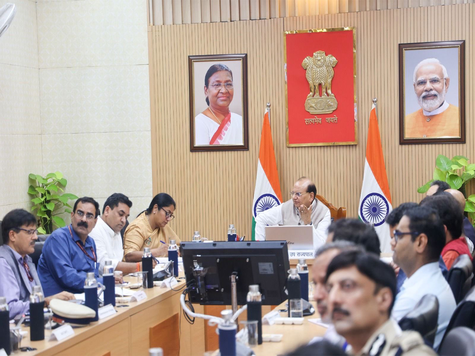 Visual from the meeting (Photo/@gupta_rekhaX)