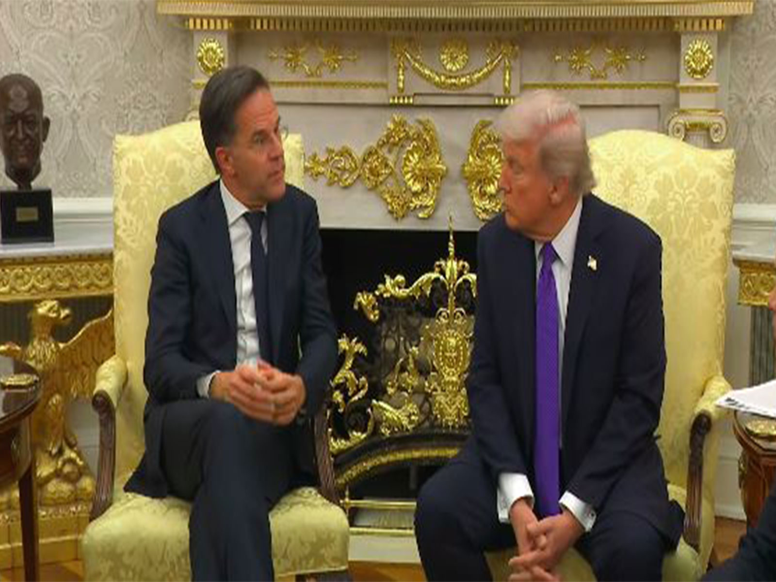 US President Donald Trump with NATO Secretary General Mark Rutte (Photo/Youtube: White House)