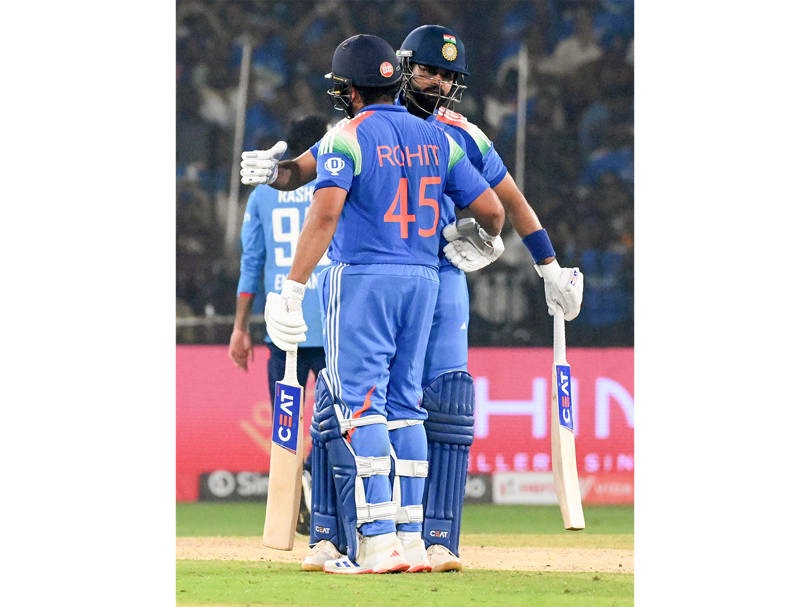 Rohit Sharma and Shreyas Iyer. (Photo/ANI)