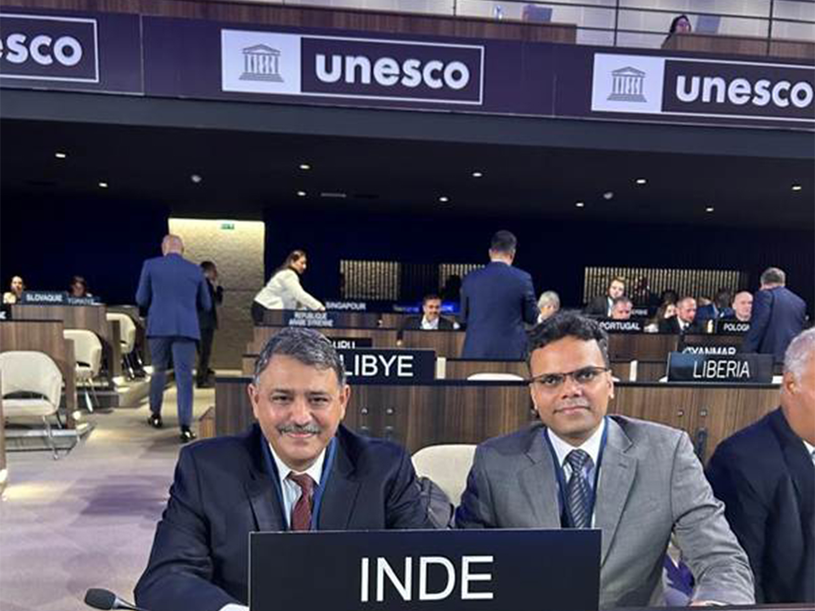 A visual from the meeting in Paris. (Photo: PIB)