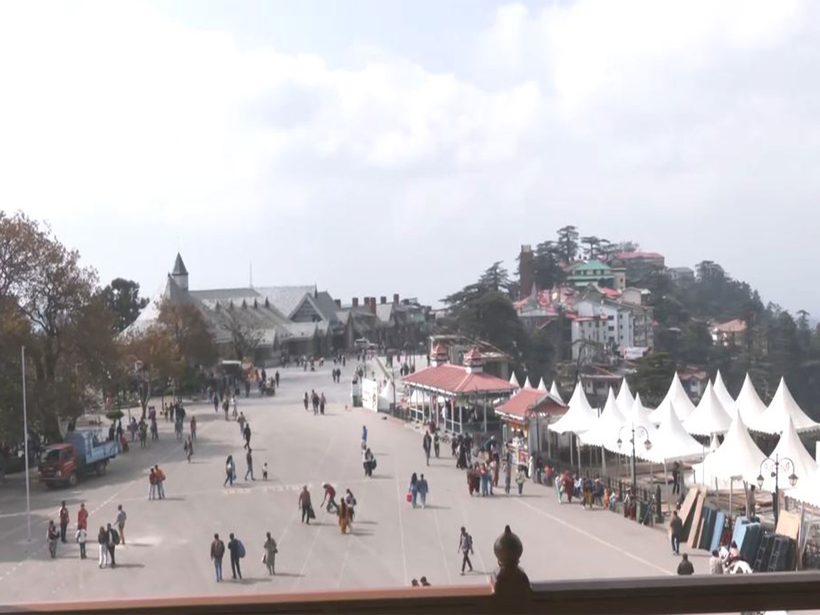 Tourists in Shimla (Photo/ANI)