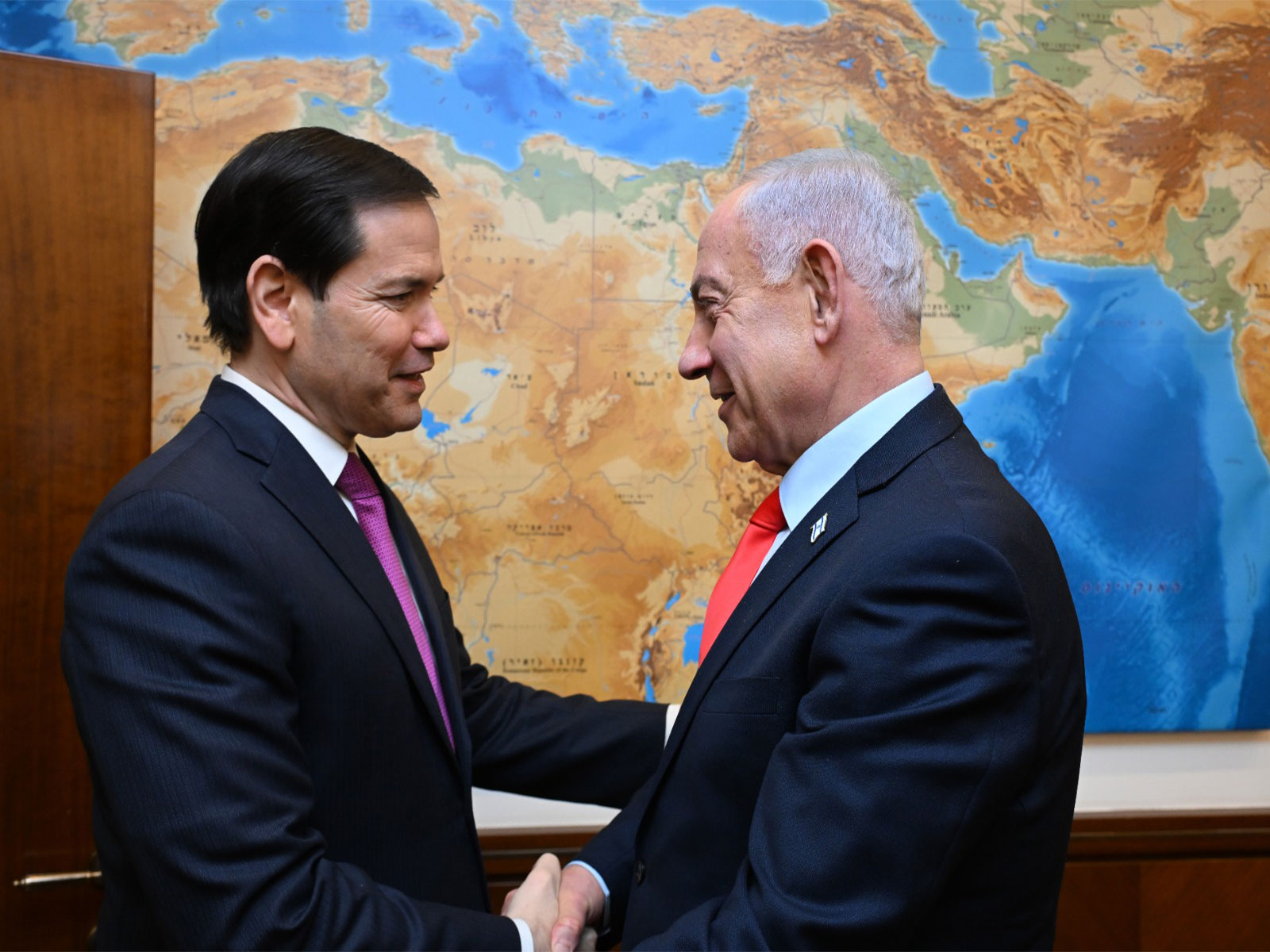Israeli Prime Minister Benjamin Netanyahu with US Secretary of State Marco Rubio (Photo: X@IsraeliPM)