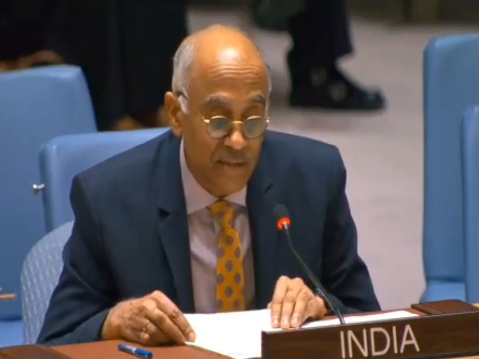 Permanent Representative of India to the United Nations Parvathaneni Harish (Image: X/@IndiaUNNewYork)