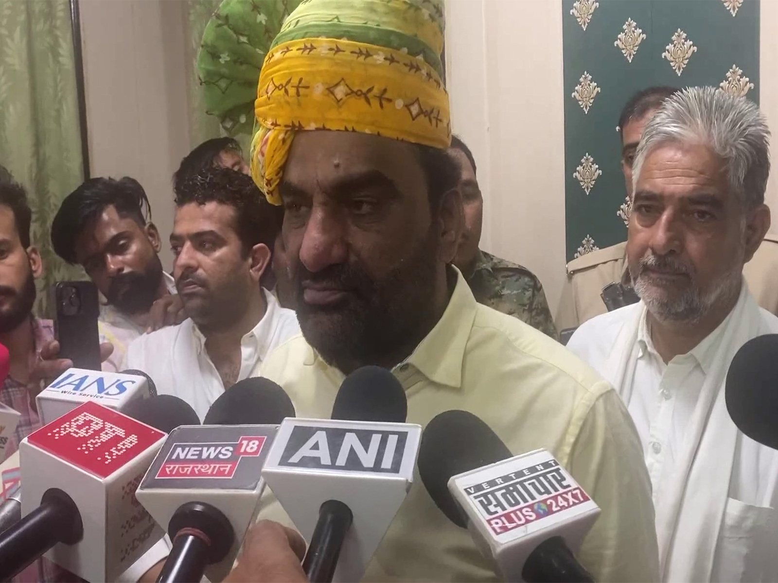 RLP president Hanuman Beniwal (Photo/ANI)