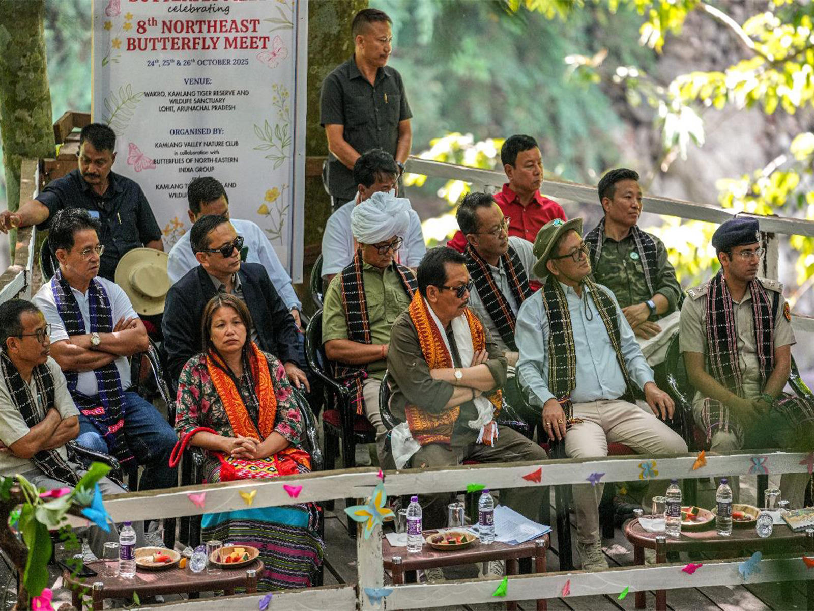 Arunachal Pradesh Deputy CM Chowna Mein attends 2nd Wakro Butterfly meet (Photo/ANI)