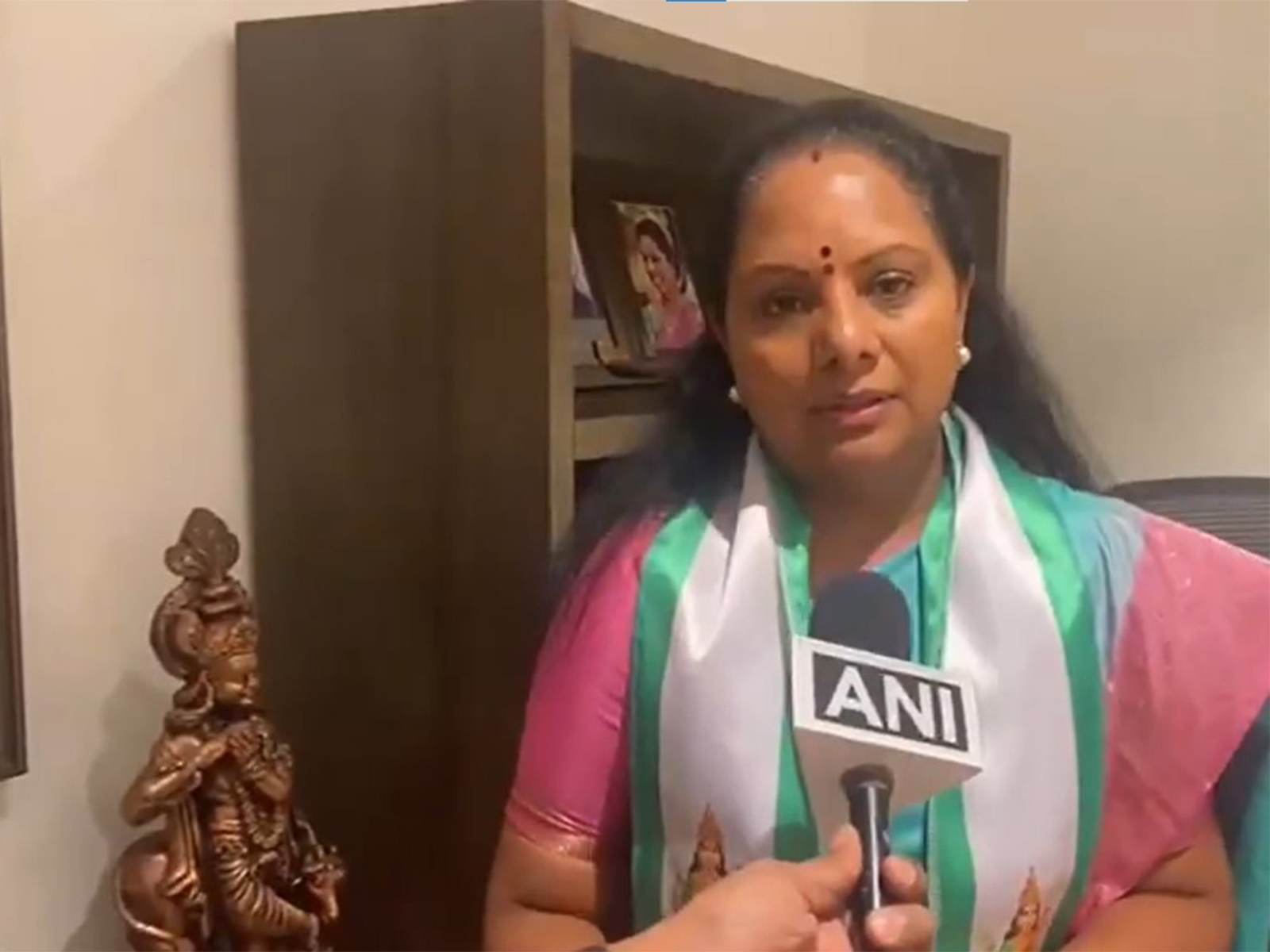 Telangana Jagruthi founder K Kavitha (Photo/ANI)