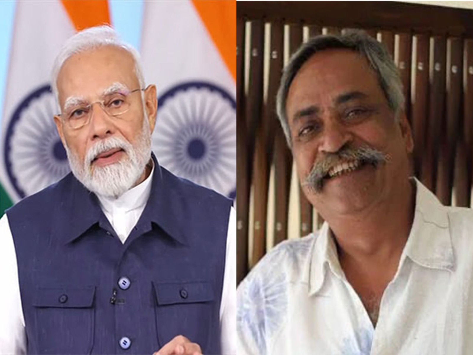 Narendra Modi (R), Ad legend Piyush Pandey (Photo/ANI, instagram/nsitharaman)