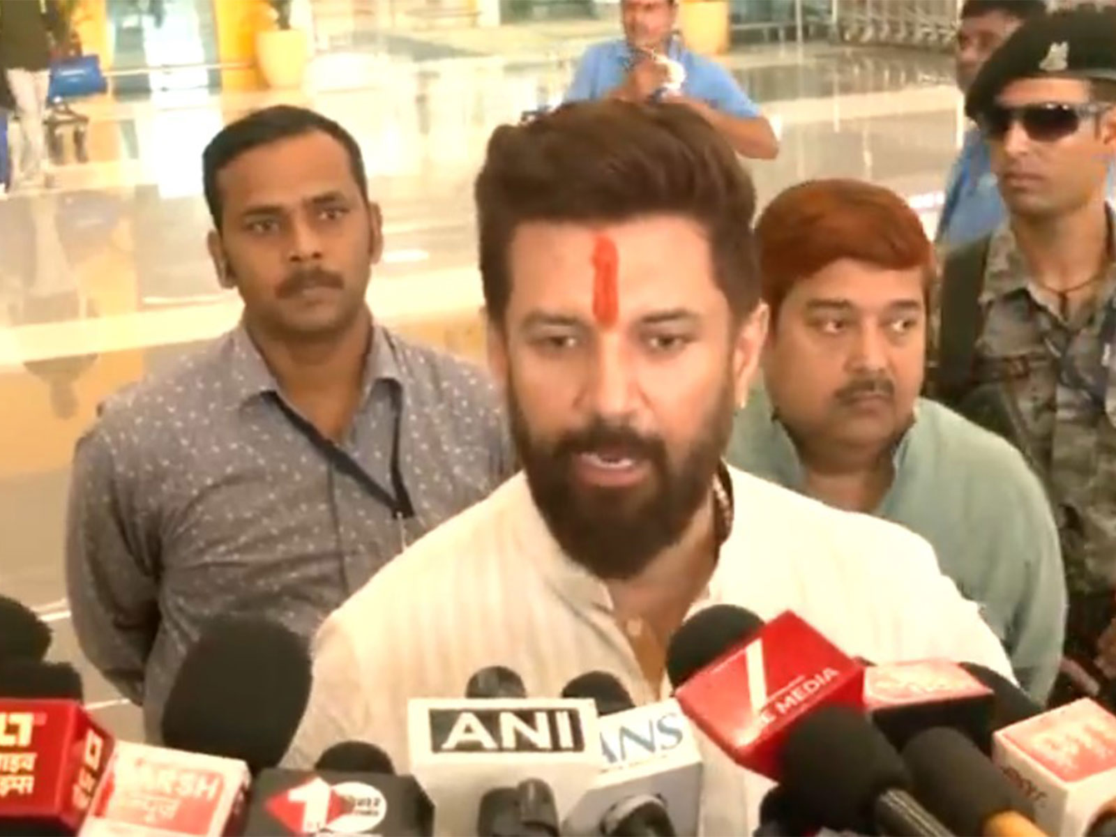 Lok Janshakti Party (Ram Vilas) chief Chirag Paswan (Photo/ANI)