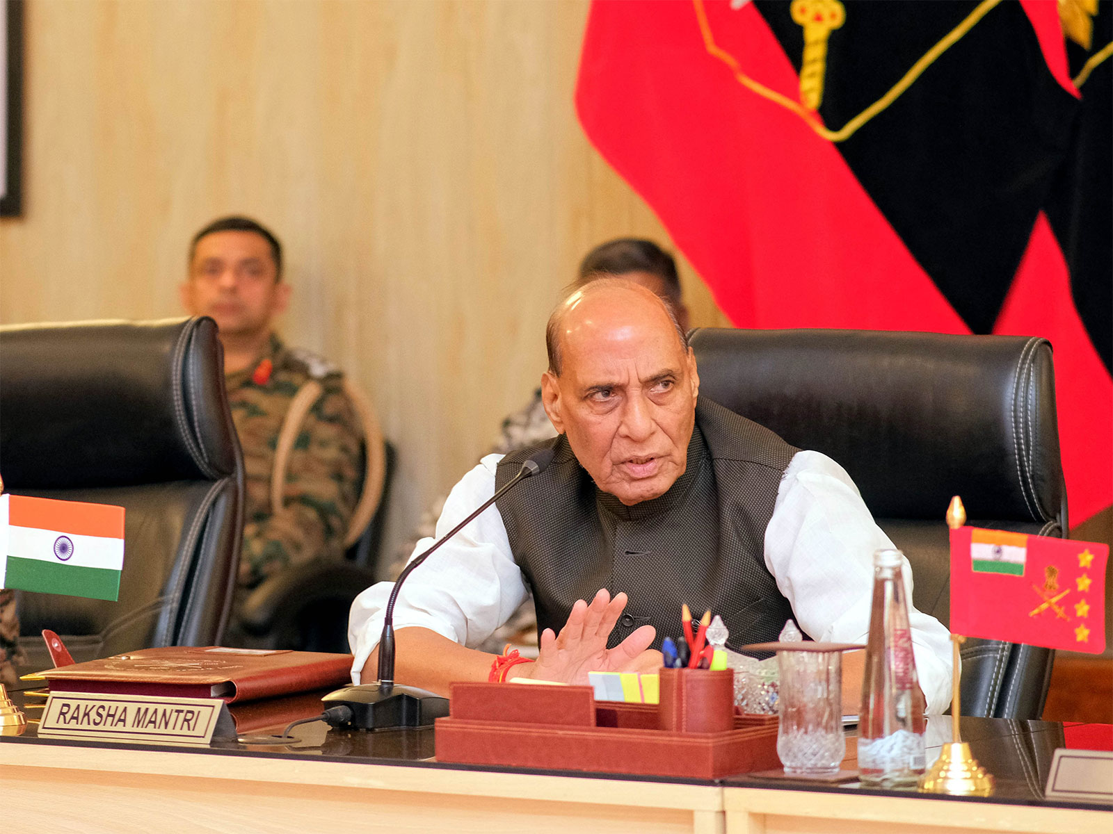 Defence Minister Rajnath Singh (Photo: @SpokespersonMoD/X)
