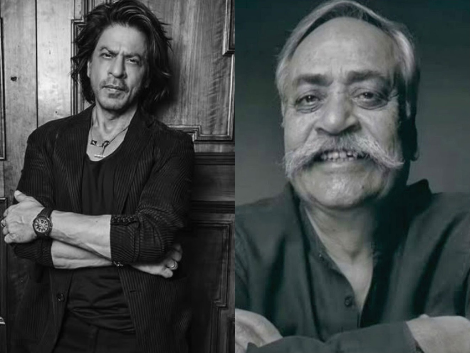 Shah Rukh Khan (Image source: X/ @iamsrk), Late ad legend Piyush Pandey (Image source: X@bhogleharsha)