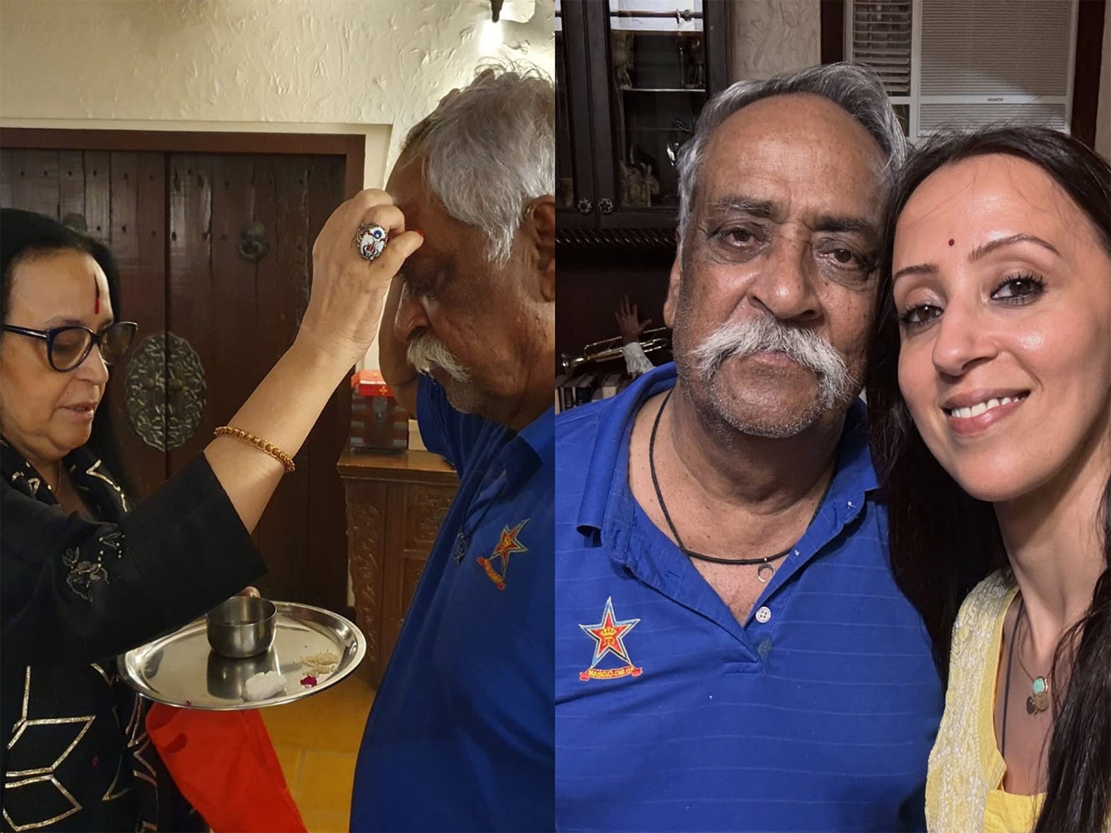 Ila Arun, Ishitta Arun with ad icon Piyush Pandey (Photo/Instagram@llaarun@ishitta.arun)
