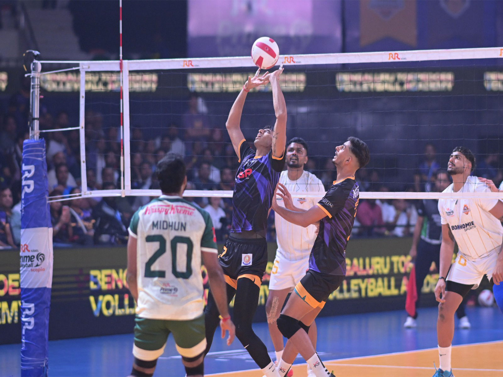 A visual from the match. (Photo: ANI)