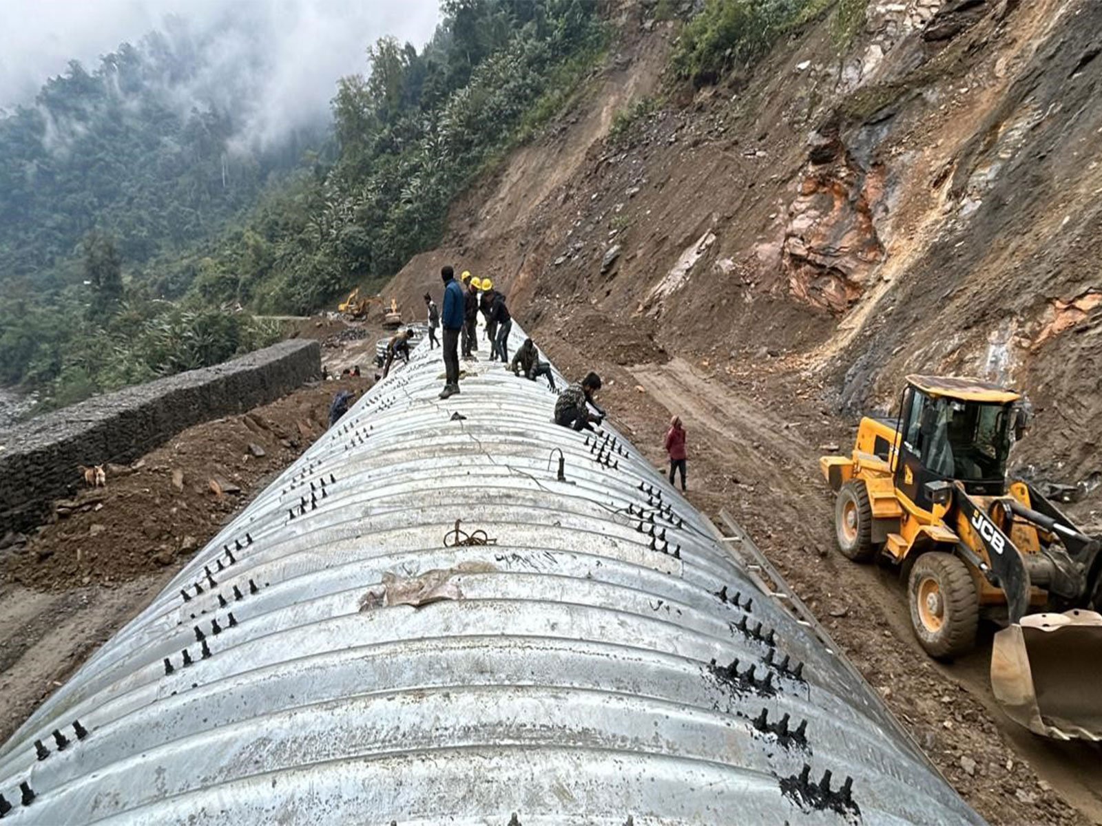 Visual of Project Arunank in Arunachal Pradesh (Photo: BRO/X)