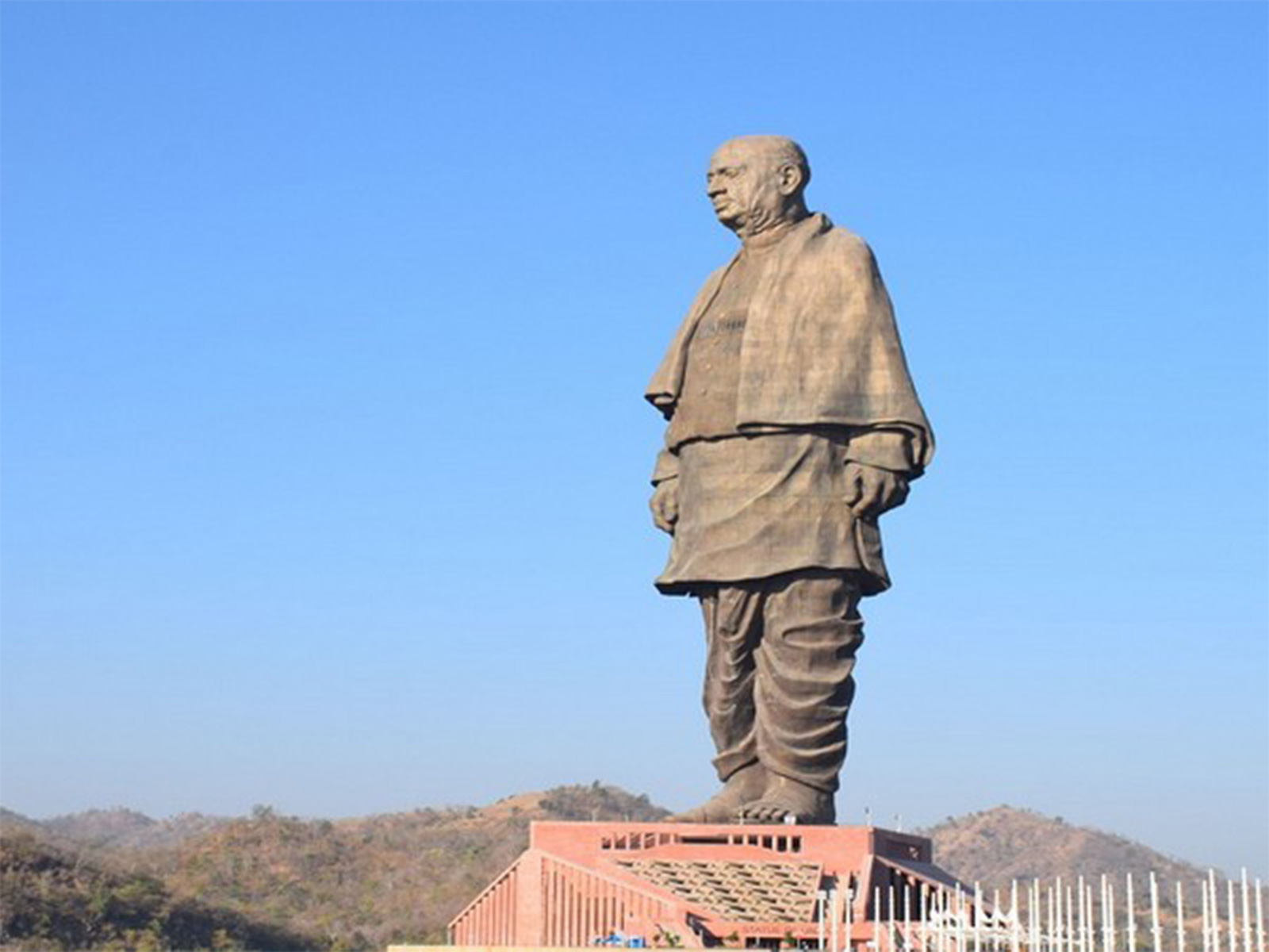Statue of Sardar Vallabhbhai Patel named as 'Statue of Unity' (File Photo/ANI)