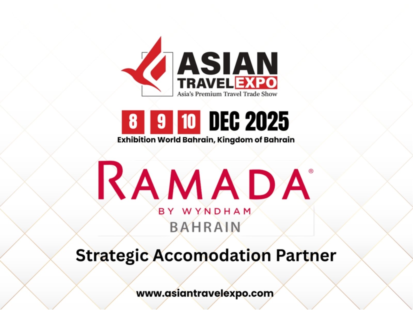 Asian Travel Expo 2025 Announces Strategic Collaboration with Ramada by Wyndham Bahrain