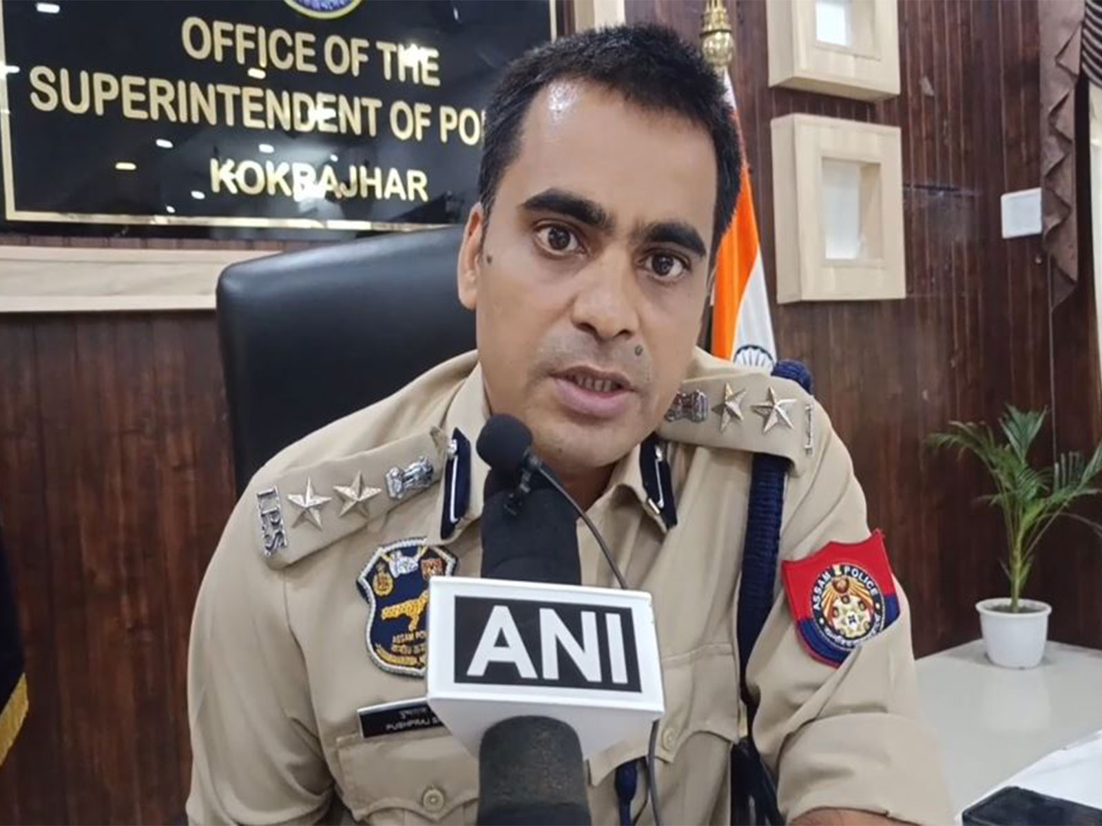 Kokrajhar Superintendent of Police Pushparaj Singh (Photo/ANI)