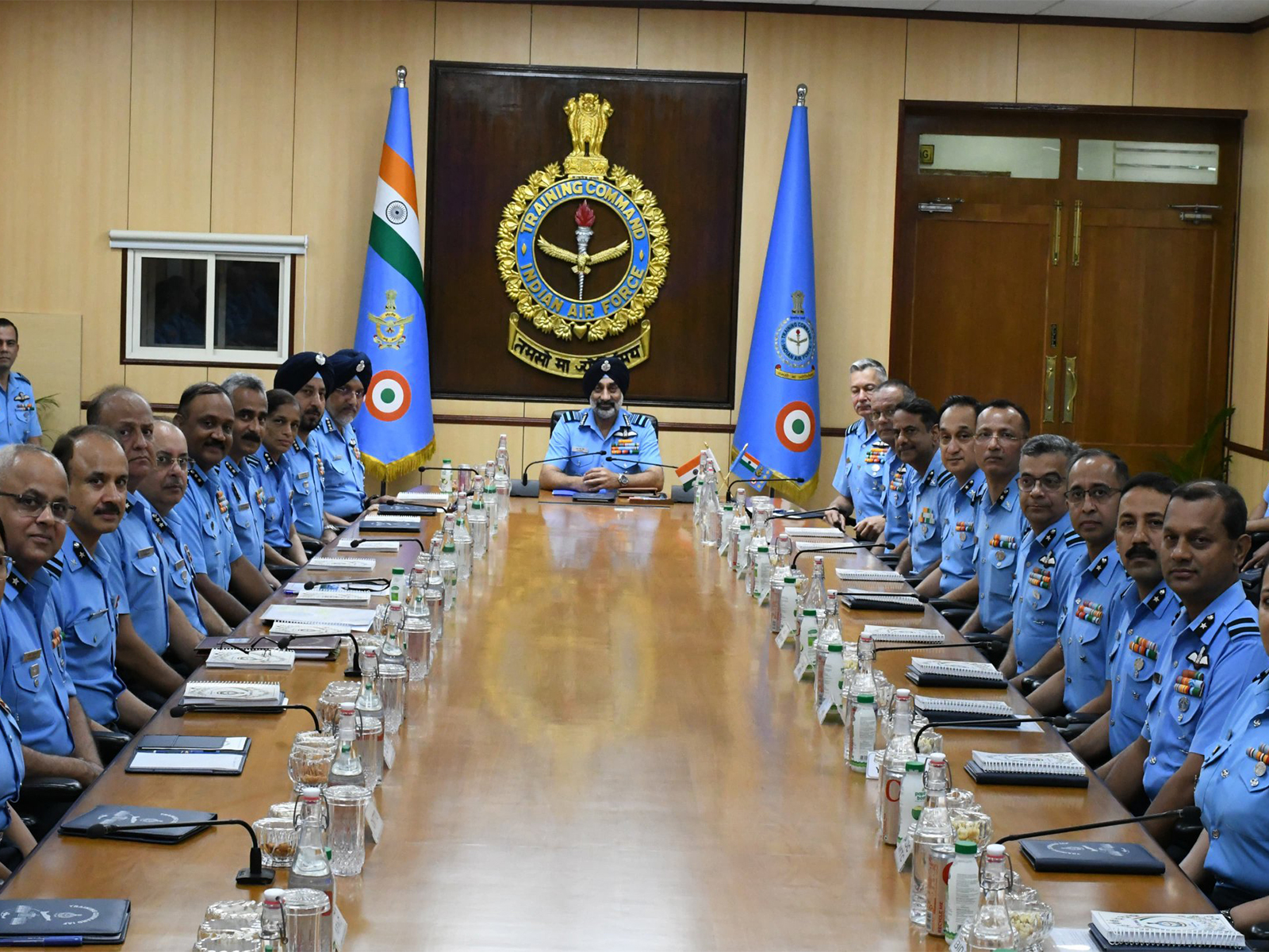 Air Chief Marshal AP Singh, CAS, presided over the Training Command Commanders’ Conference-2025 (Photo/@IAF_MCC on X)