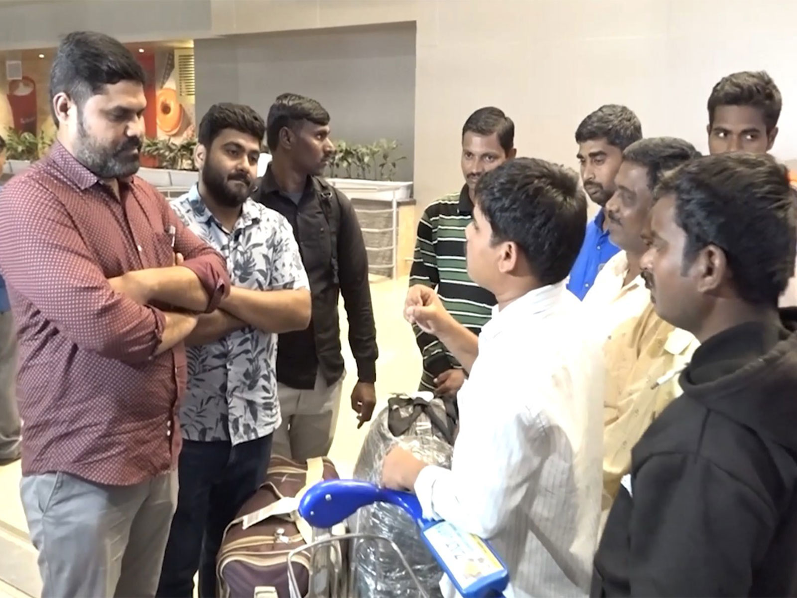 Former Minister  & MLA Harish Rao efforts made 12 Jordan Migrant Workers Reach Home (Photo/ANI)