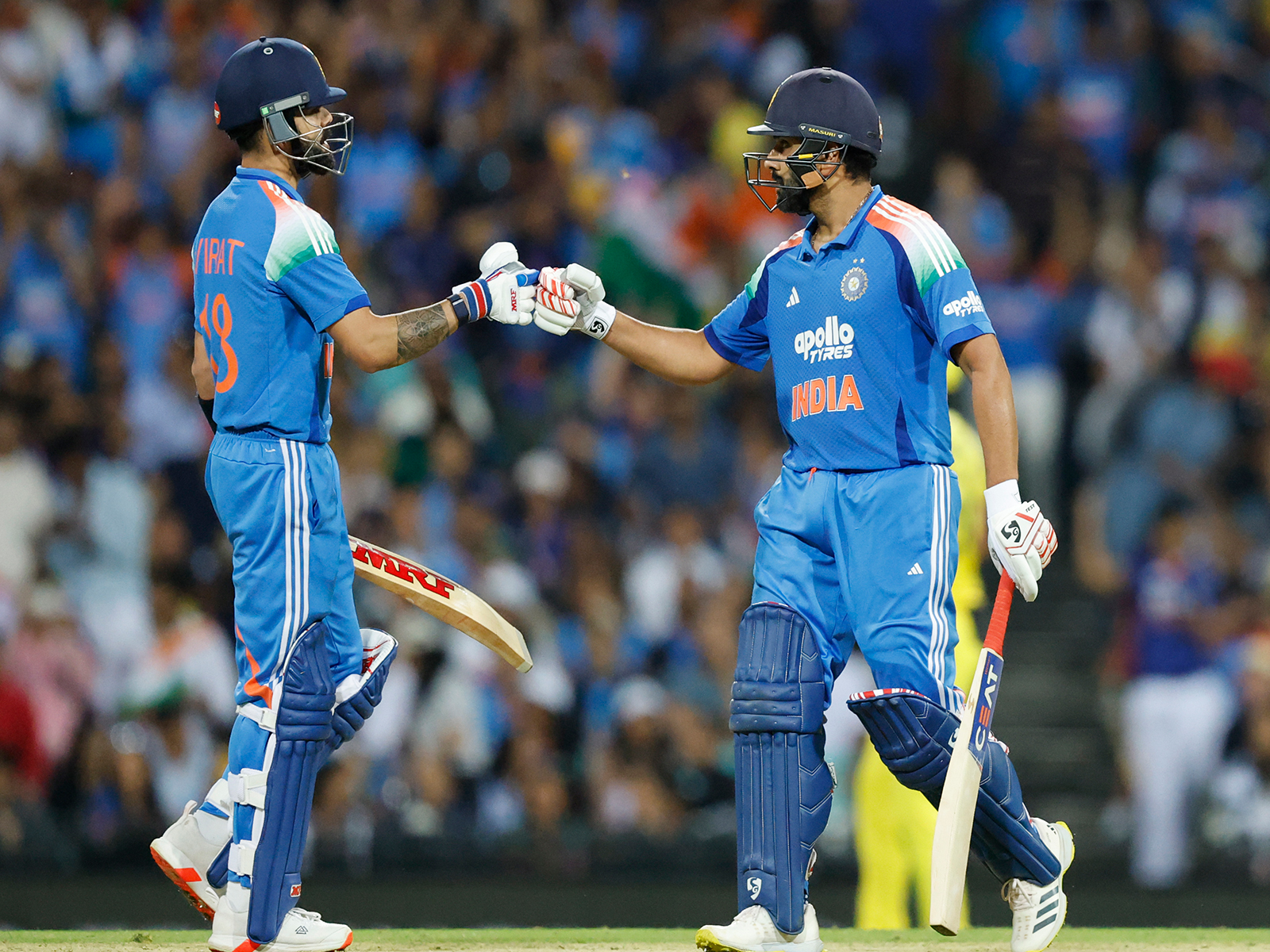 Rohit Sharma and Virat Kohli (Photo: @BCCI)
