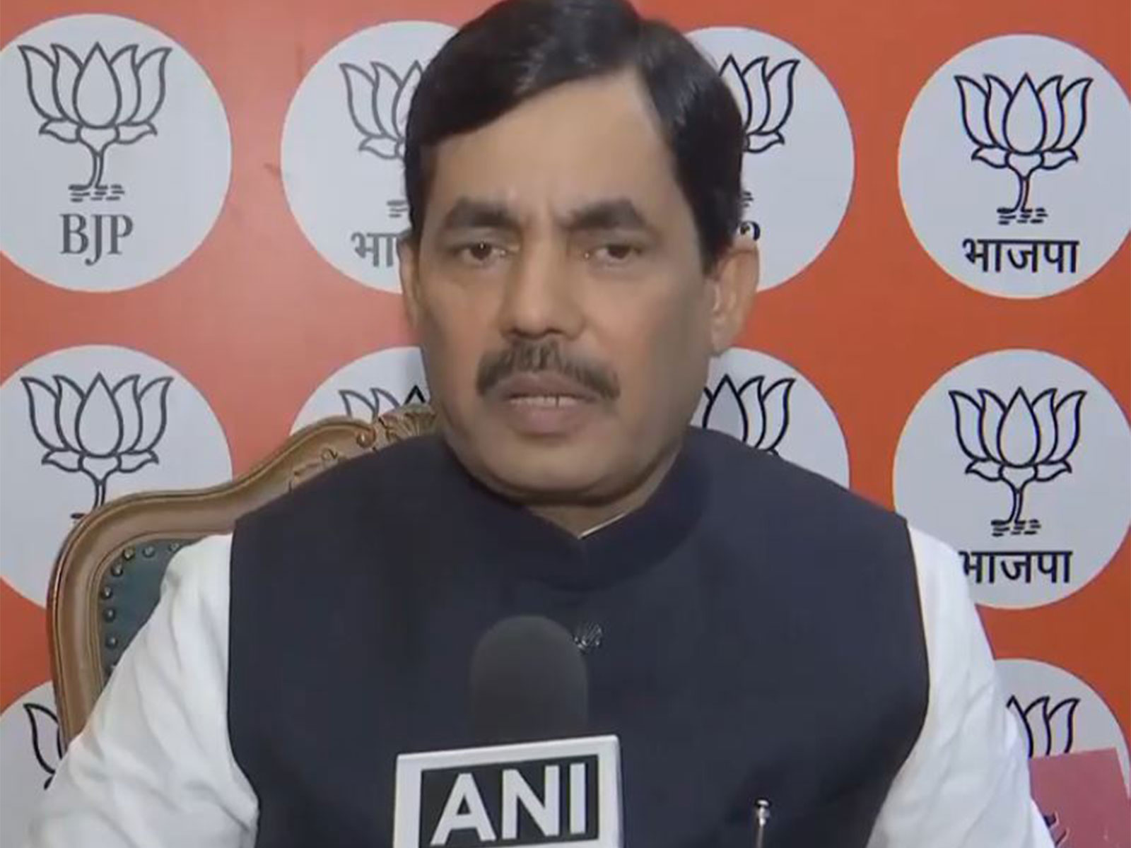 BJP national spokesperson Syed Shahnawaz Hussain (Photo/ANI)