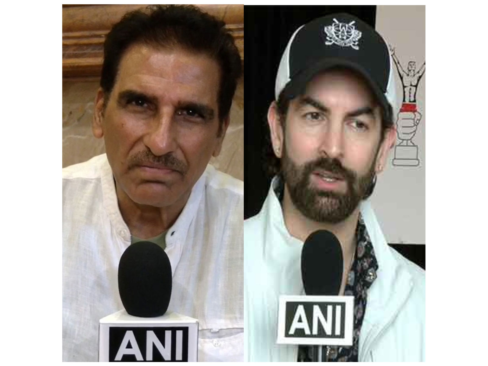 Mukesh Rishi, Neil Nitin Mukesh (Photo/ANI)
