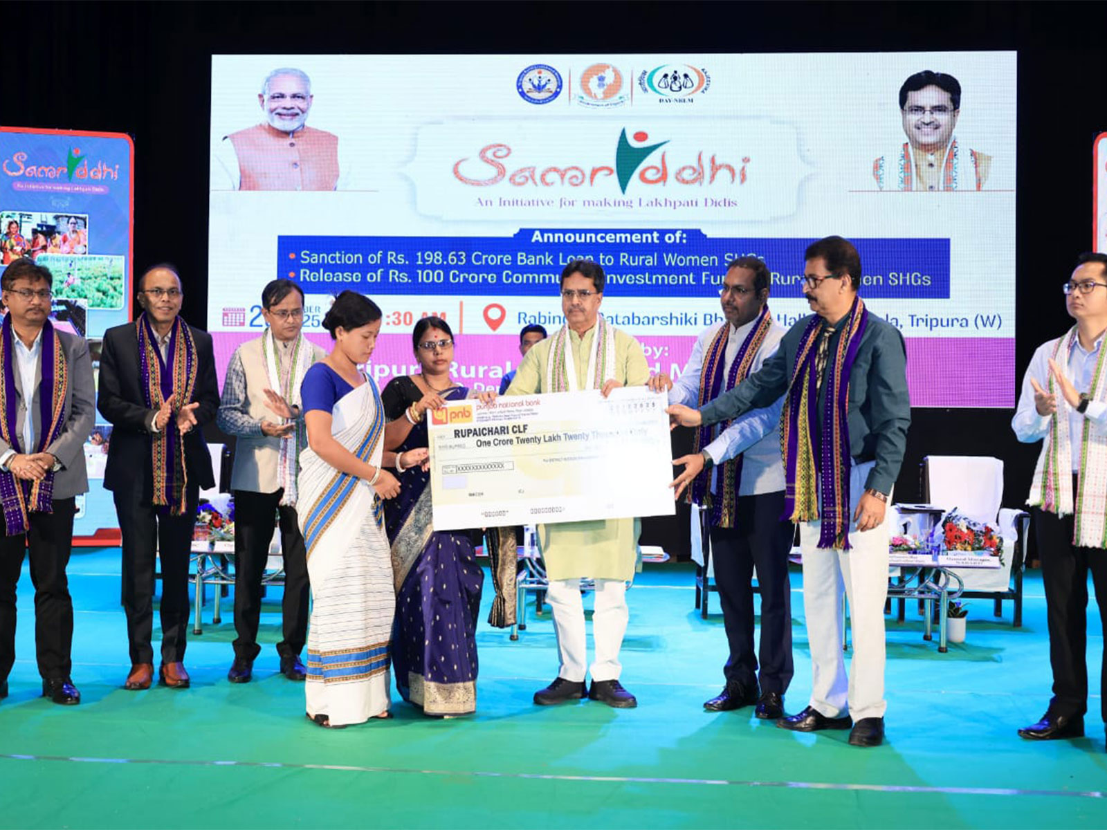 Chief Minister Dr. Manik Saha launches Samriddhi (Photo/ANI)