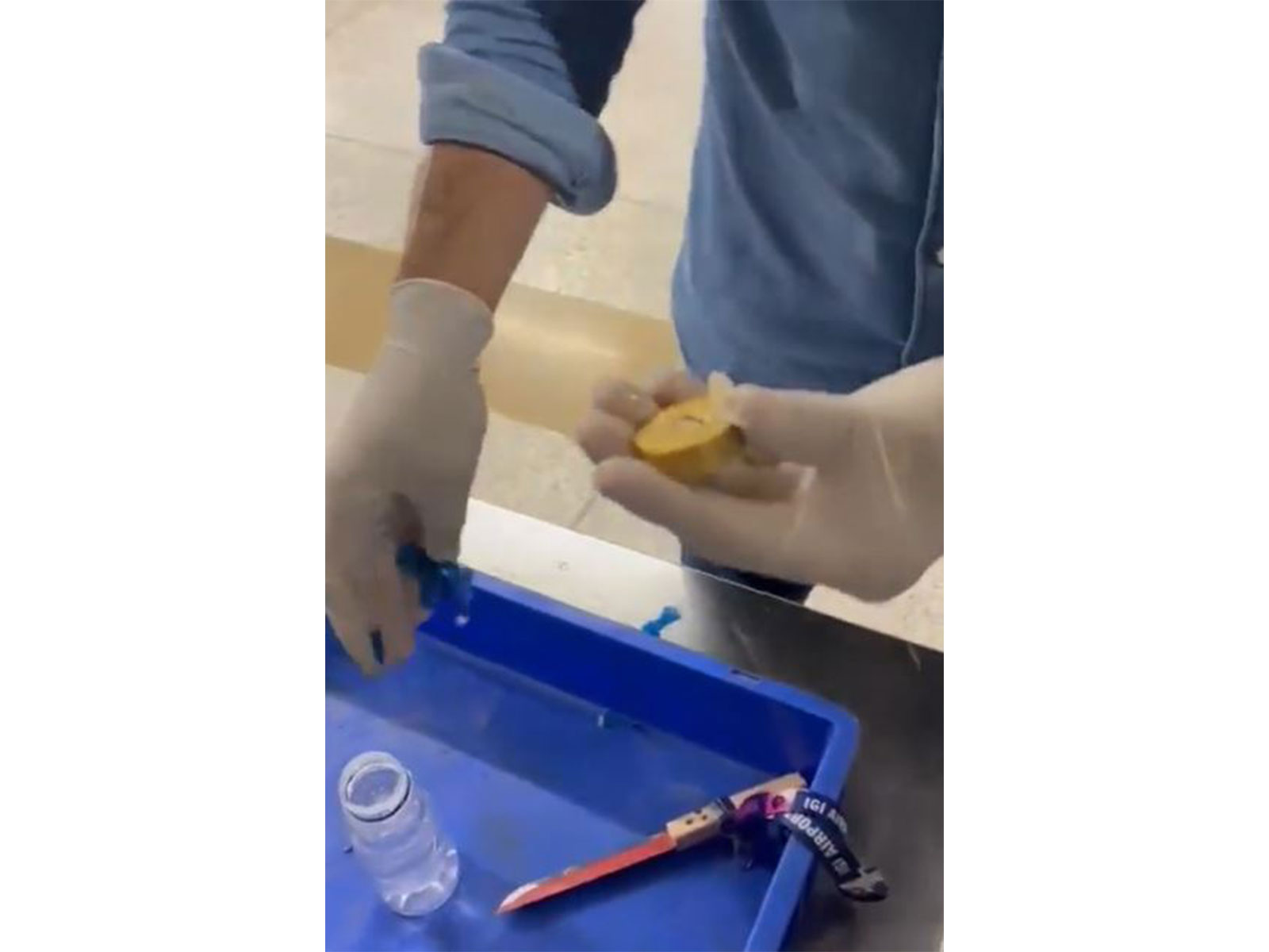 Seized gold (Photo/Delhi Customs)