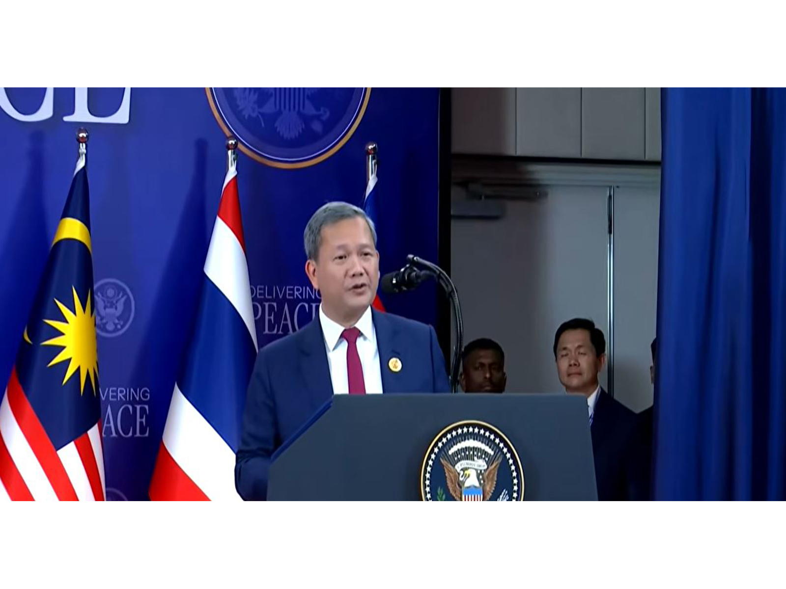 Cambodian Prime Minister Hun Manet (Image Source: The White House/YouTube)