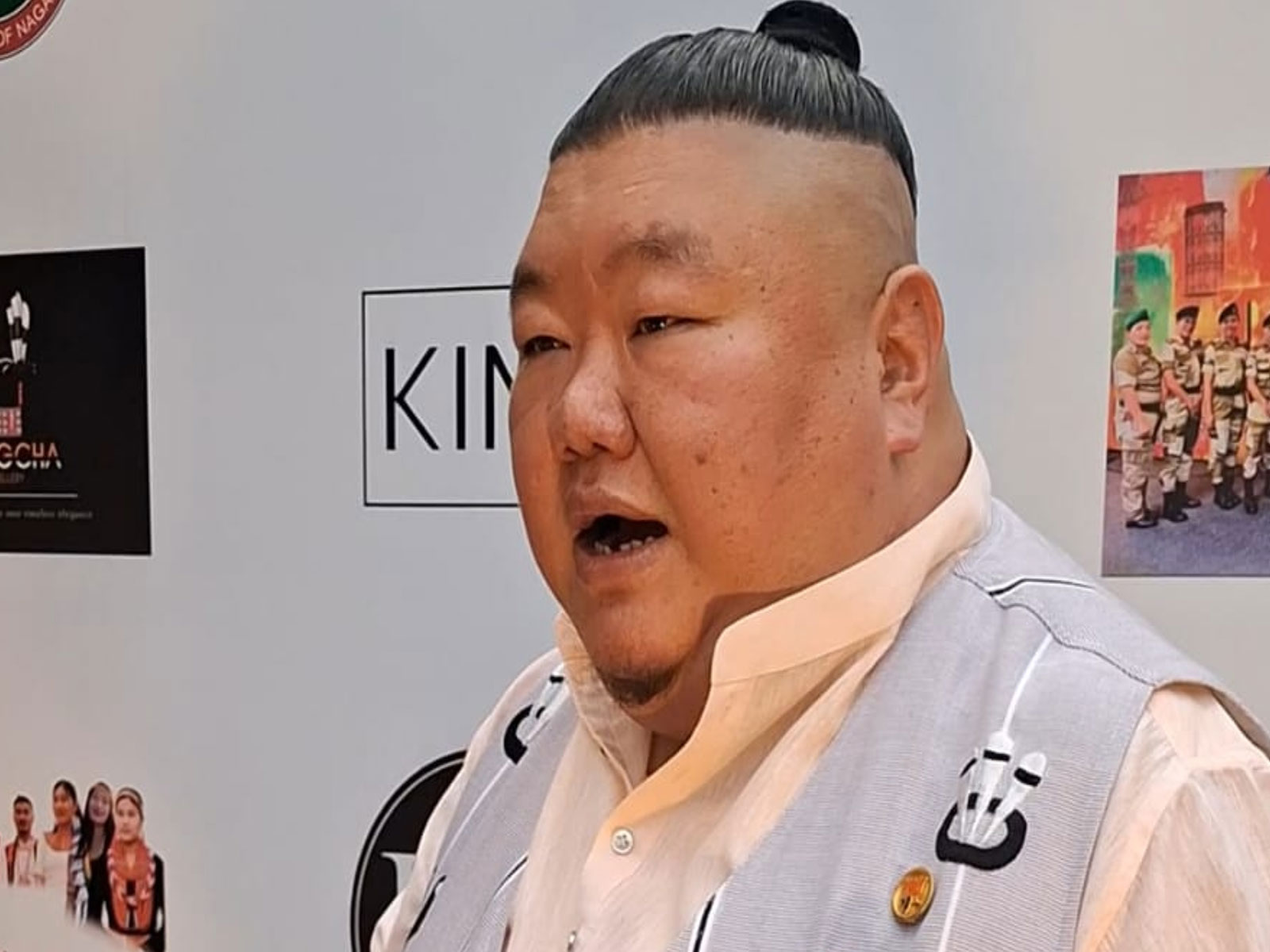 Temjen Imna Along, Minister of Tourism and Higher Education, Government of Nagaland (Photo/ANI)