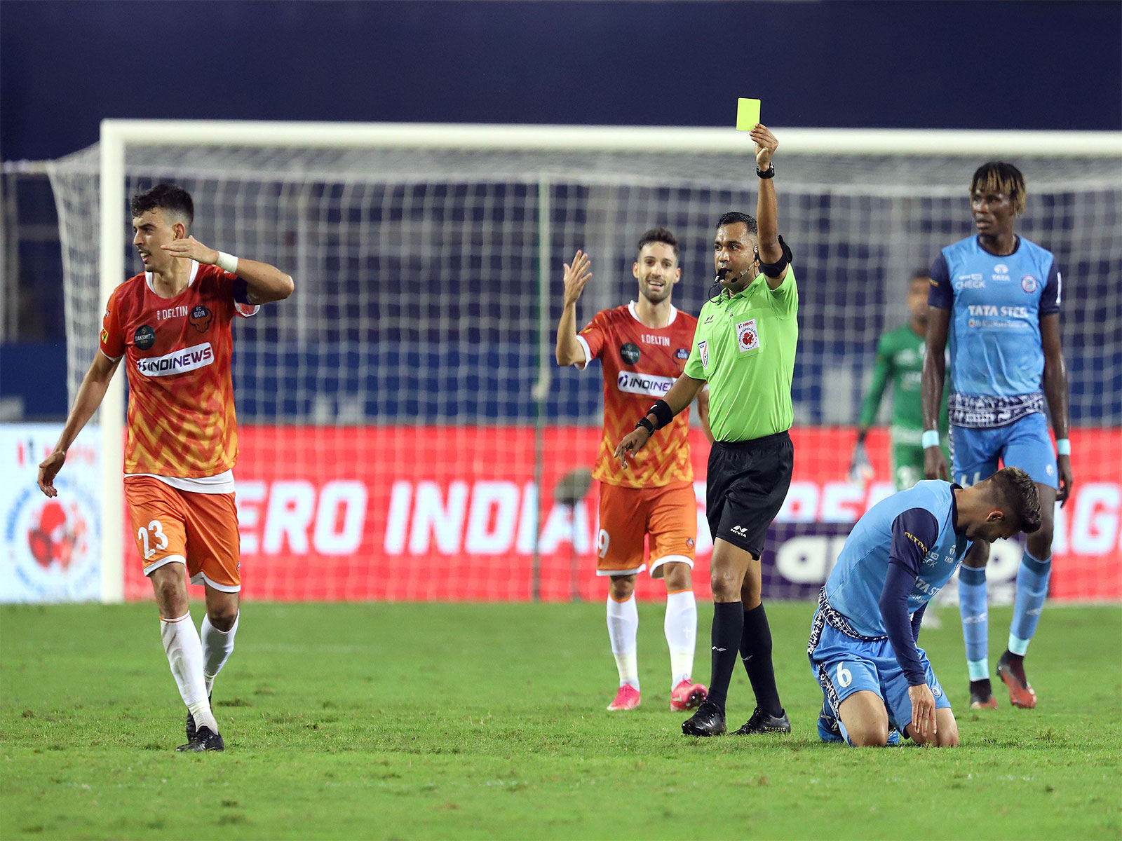 Jamshedpur FC vs FC Goa action (Photo: ANI)