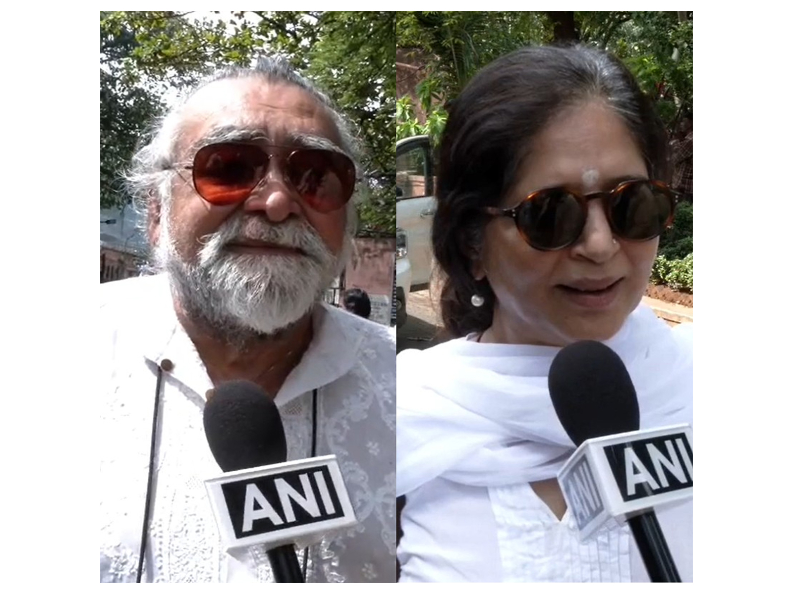 Ad filmmaker Prahlad Kakkar, his wife Mitali Kakkar (Photo: ANI)