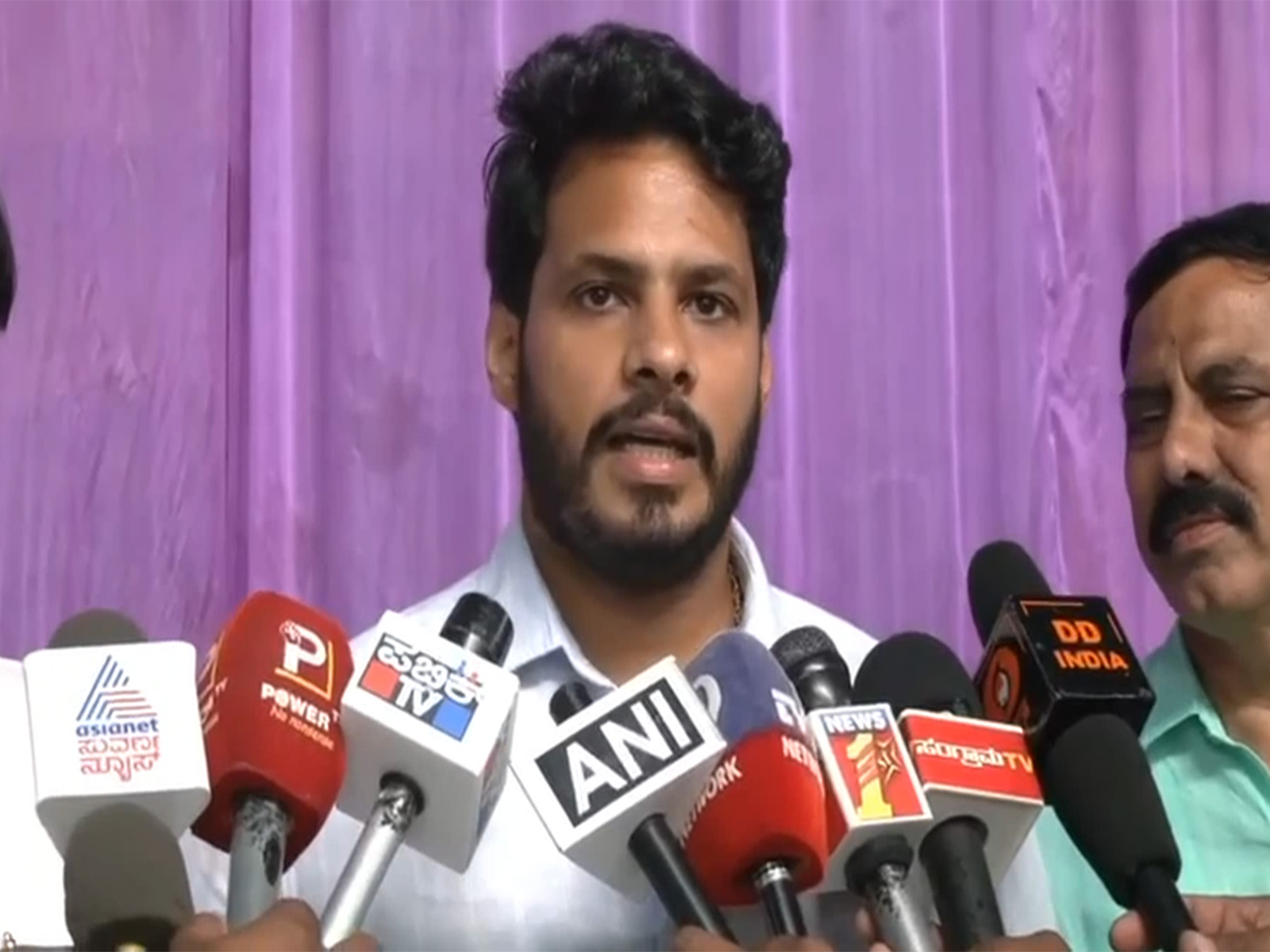 Janata Dal (Secular) leader Nikhil Kumaraswamy (Photo/ANI)