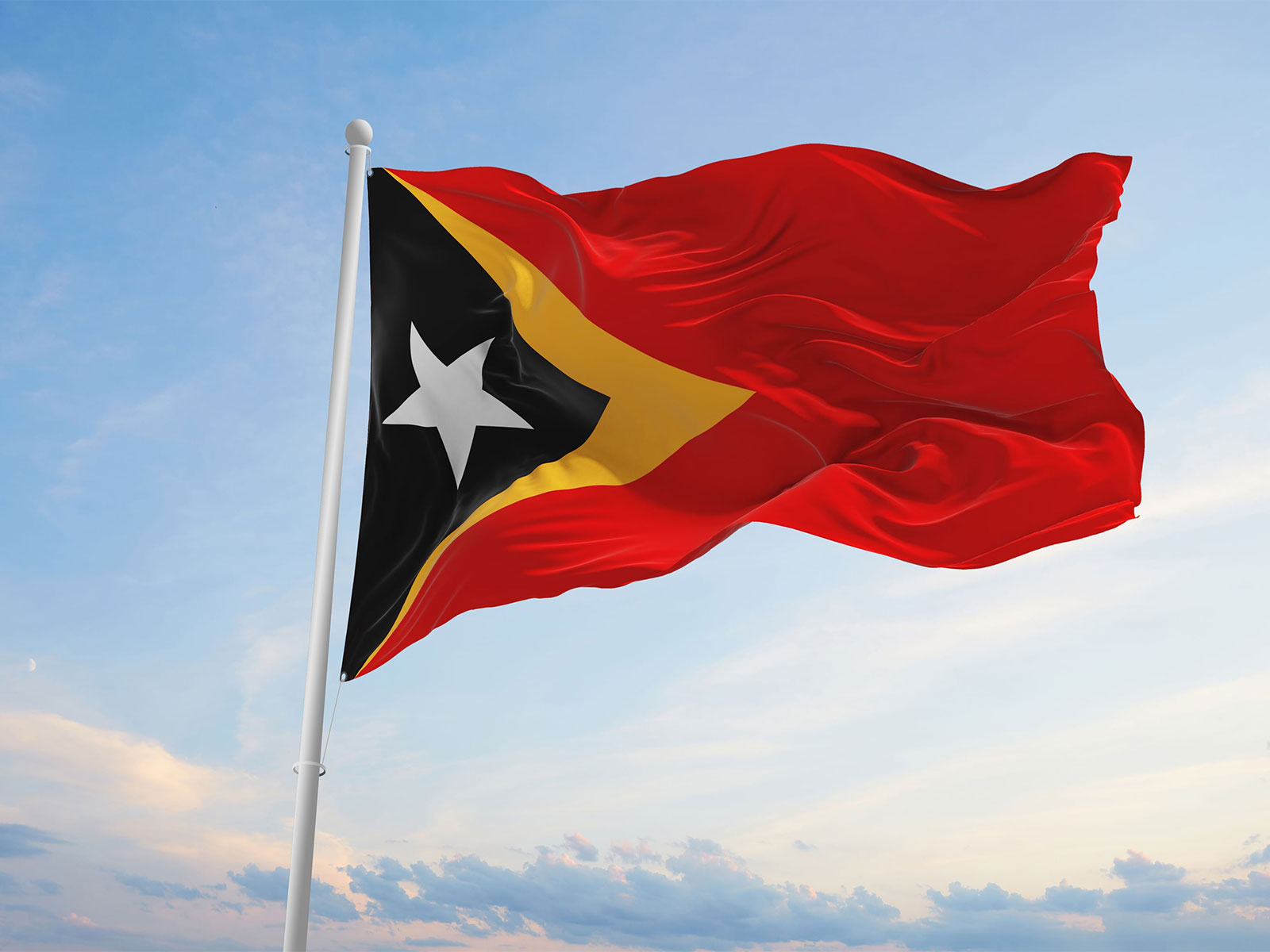 The flag of East Timor (Photo/WAM)